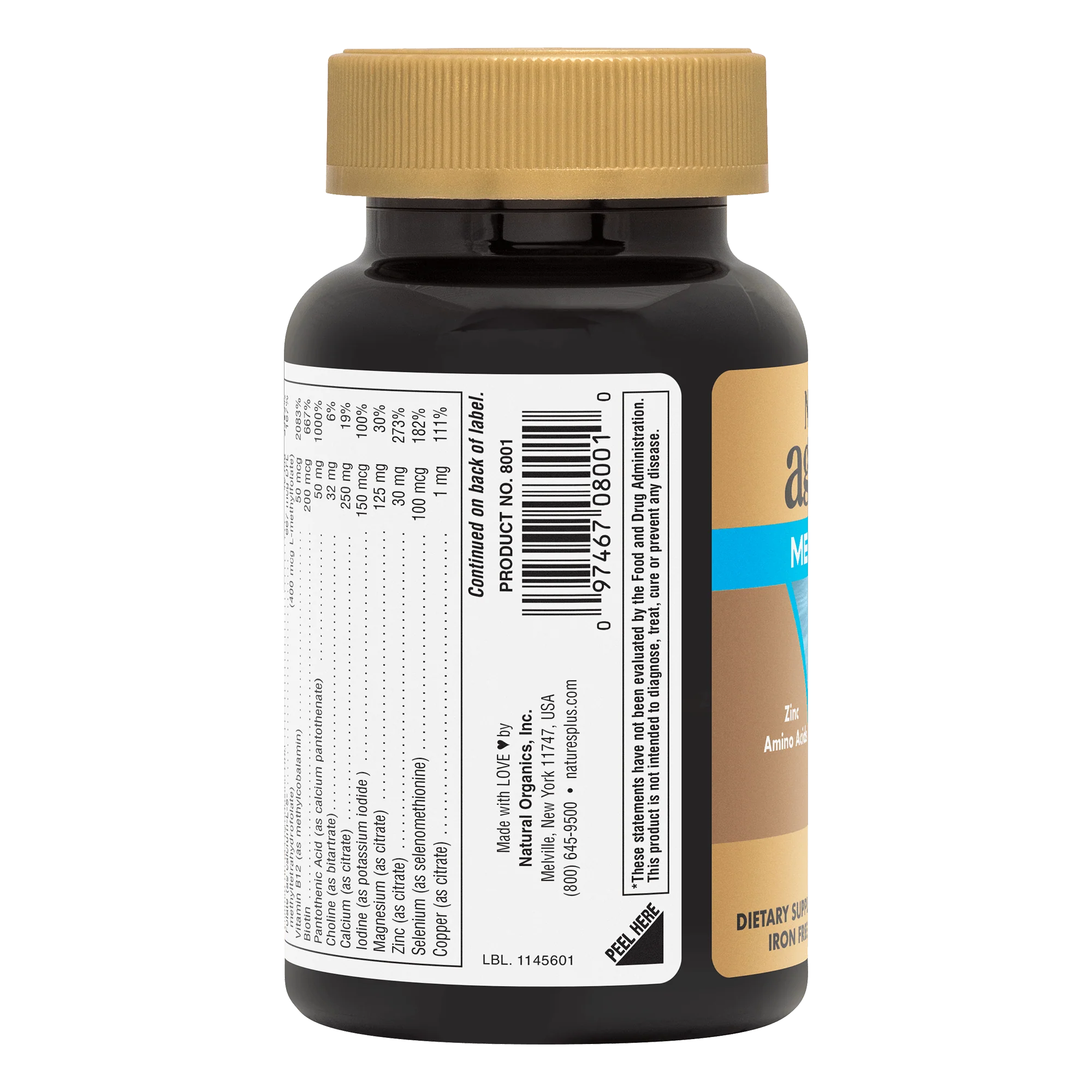 AgeLoss® Men’s Multivitamin Tablets - Image 3