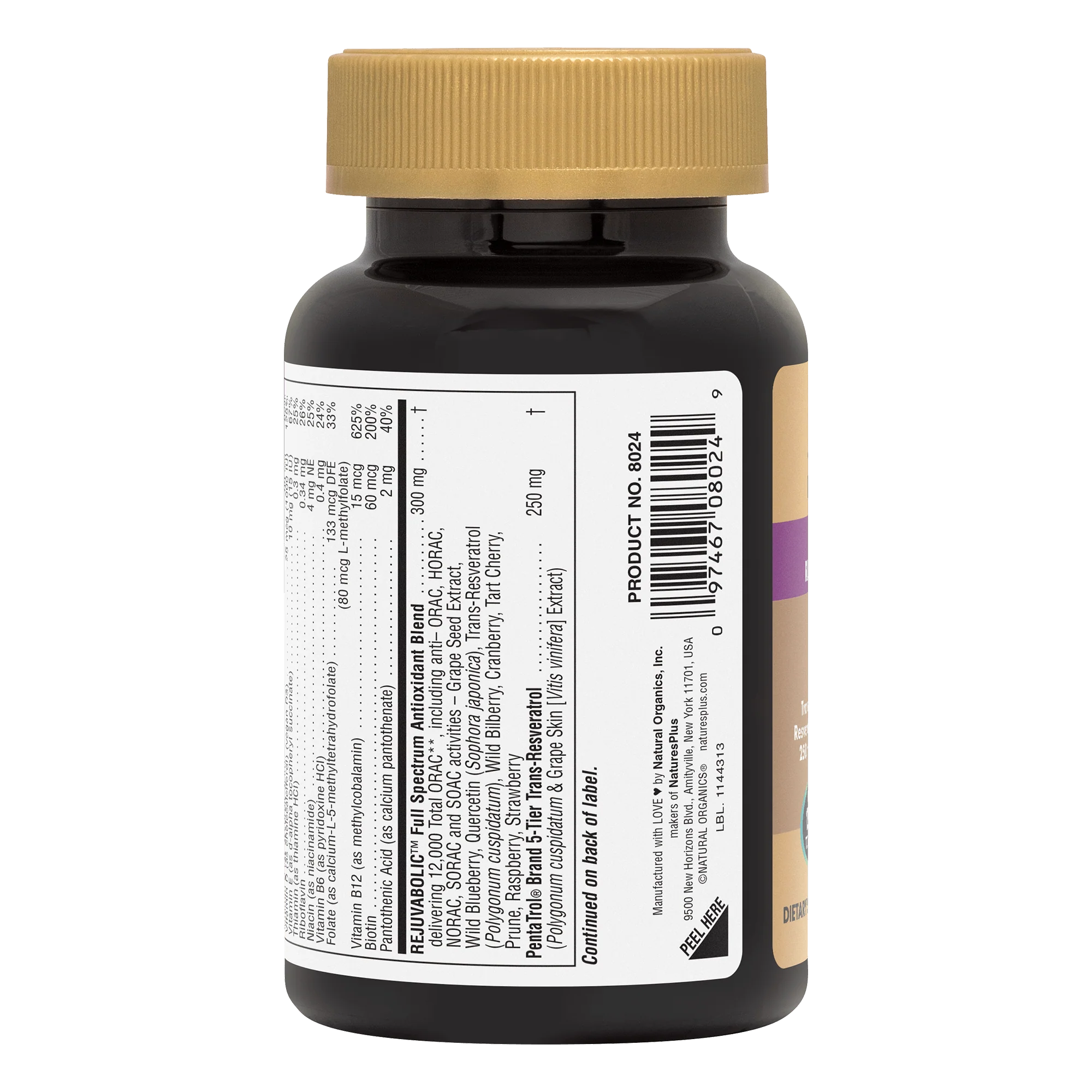 AgeLoss® Resveratrol Anti-Aging Complex Bi-Layered Tablets - Image 3