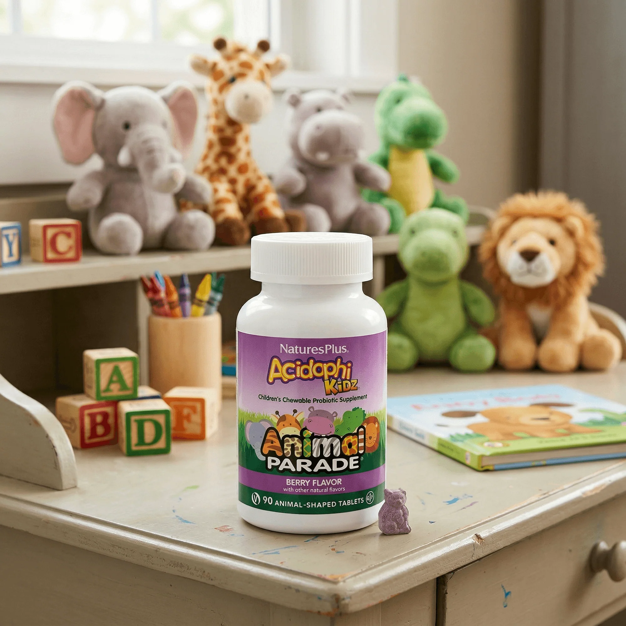 Animal Parade® AcidophiKidz® Childrens Chewables - Image 5