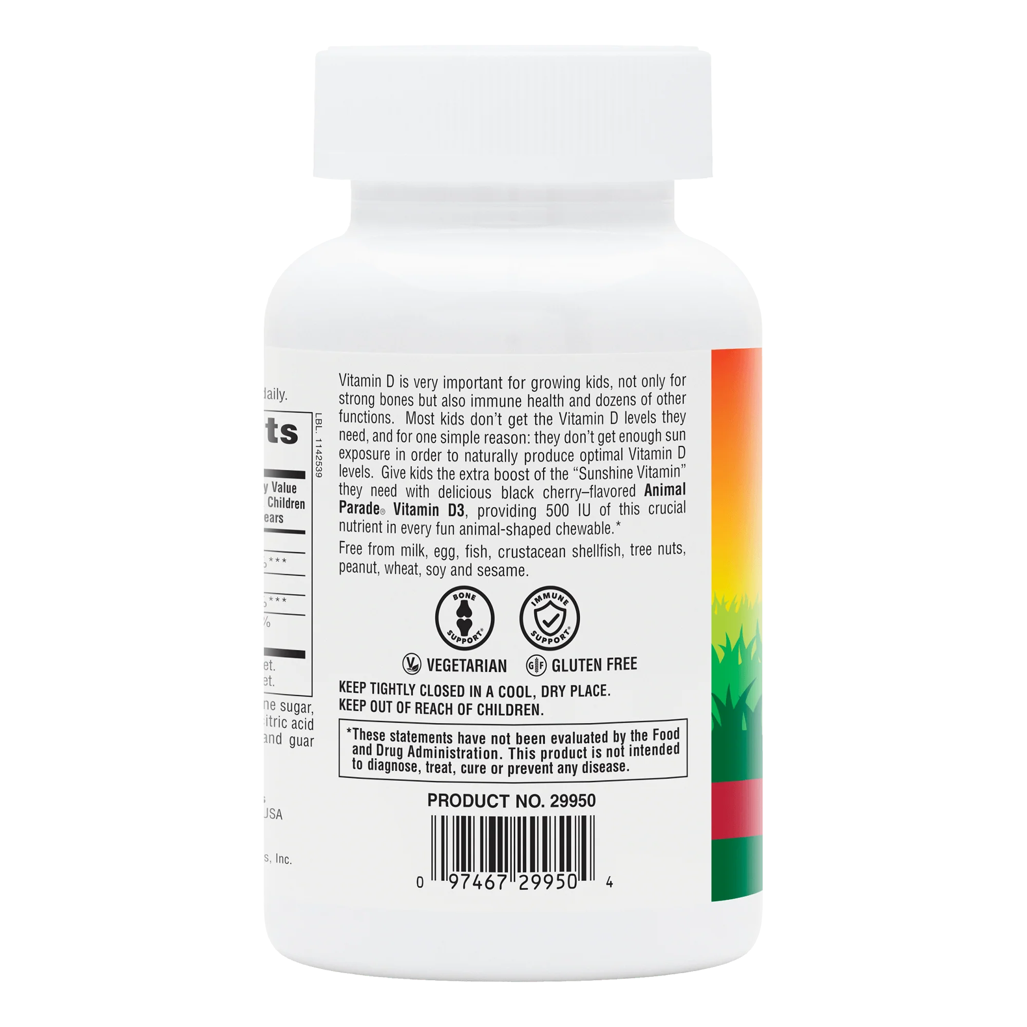 Animal Parade® D3 500 IU Children’s Chewables - Image 3