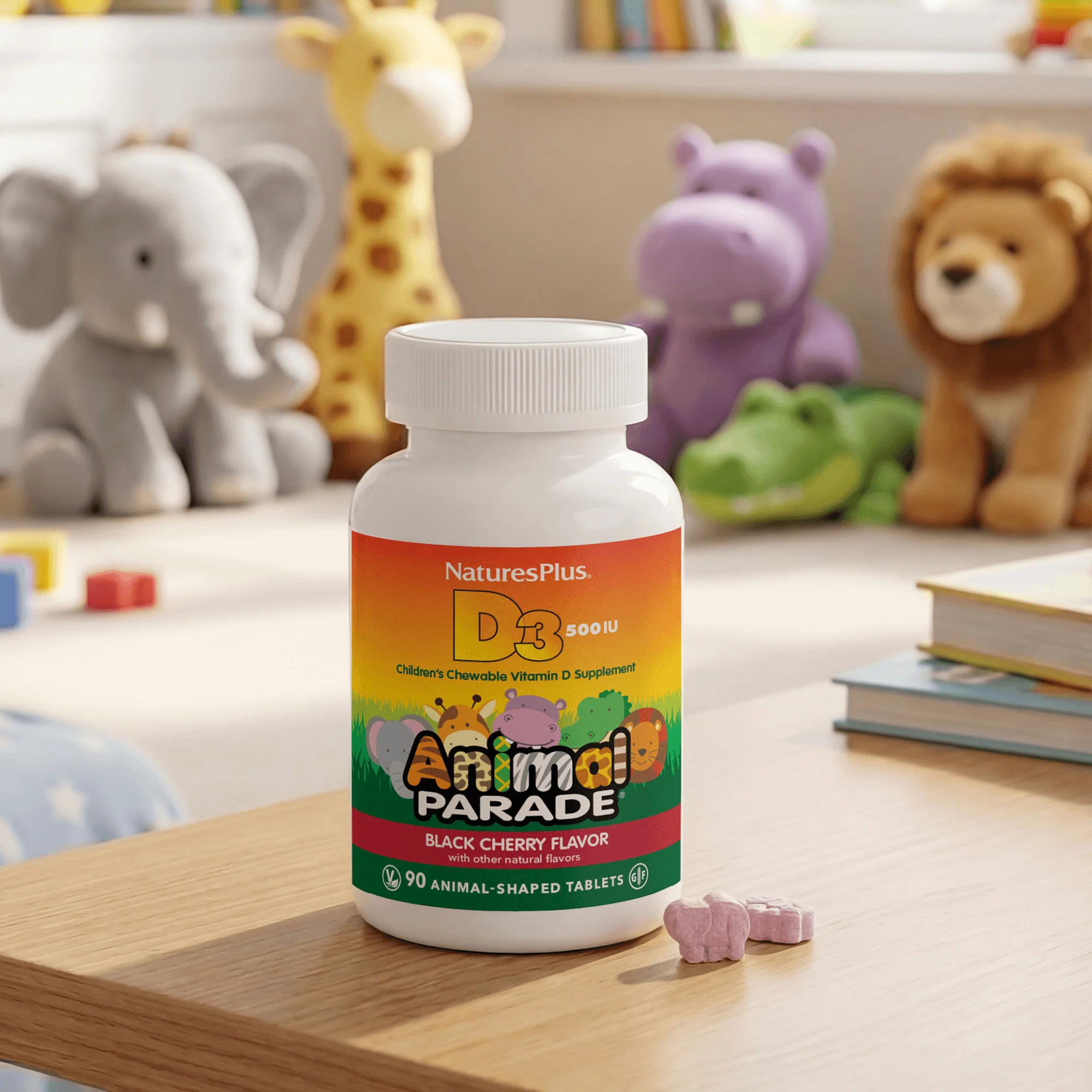 Animal Parade® D3 500 IU Children’s Chewables - Image 5