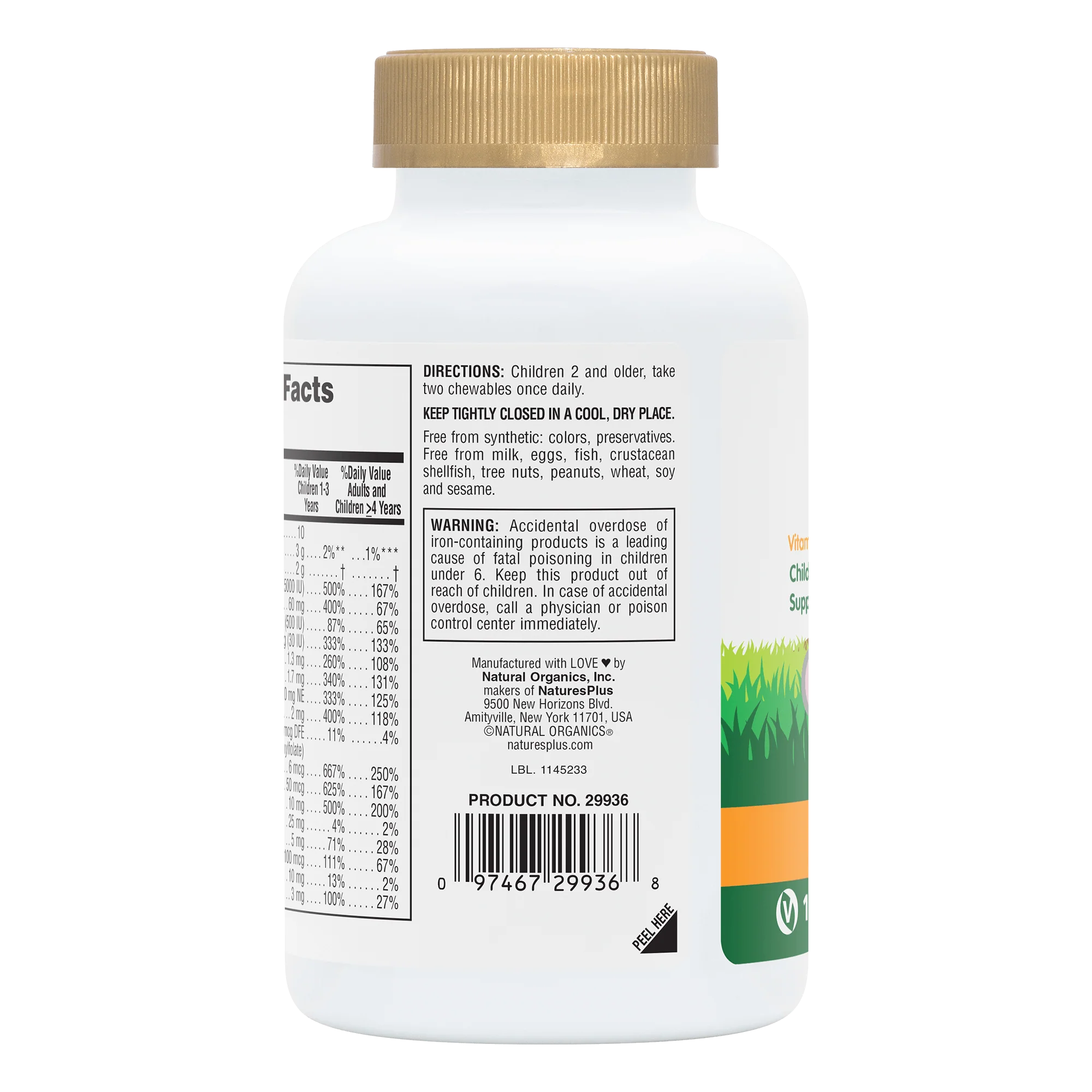 Animal Parade® GOLD Multivitamin Children’s Chewables - Orange - Image 3