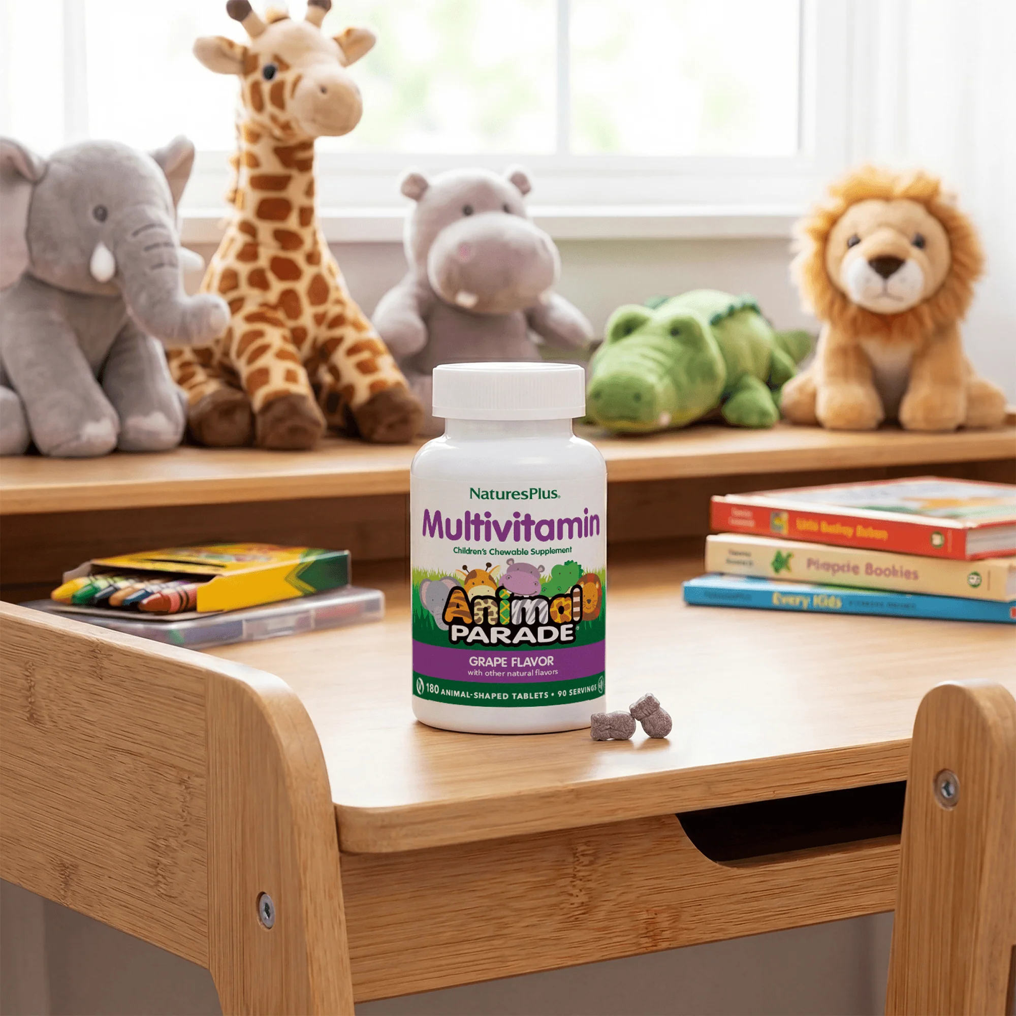 Animal Parade® Multivitamin Children’s Chewables - Grape - Image 10