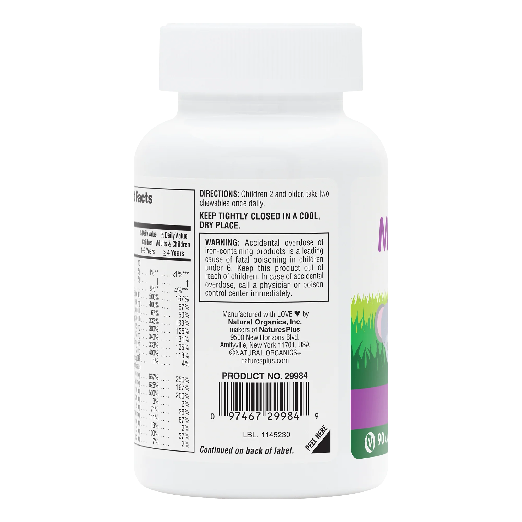 Animal Parade® Multivitamin Children’s Chewables - Grape - Image 3