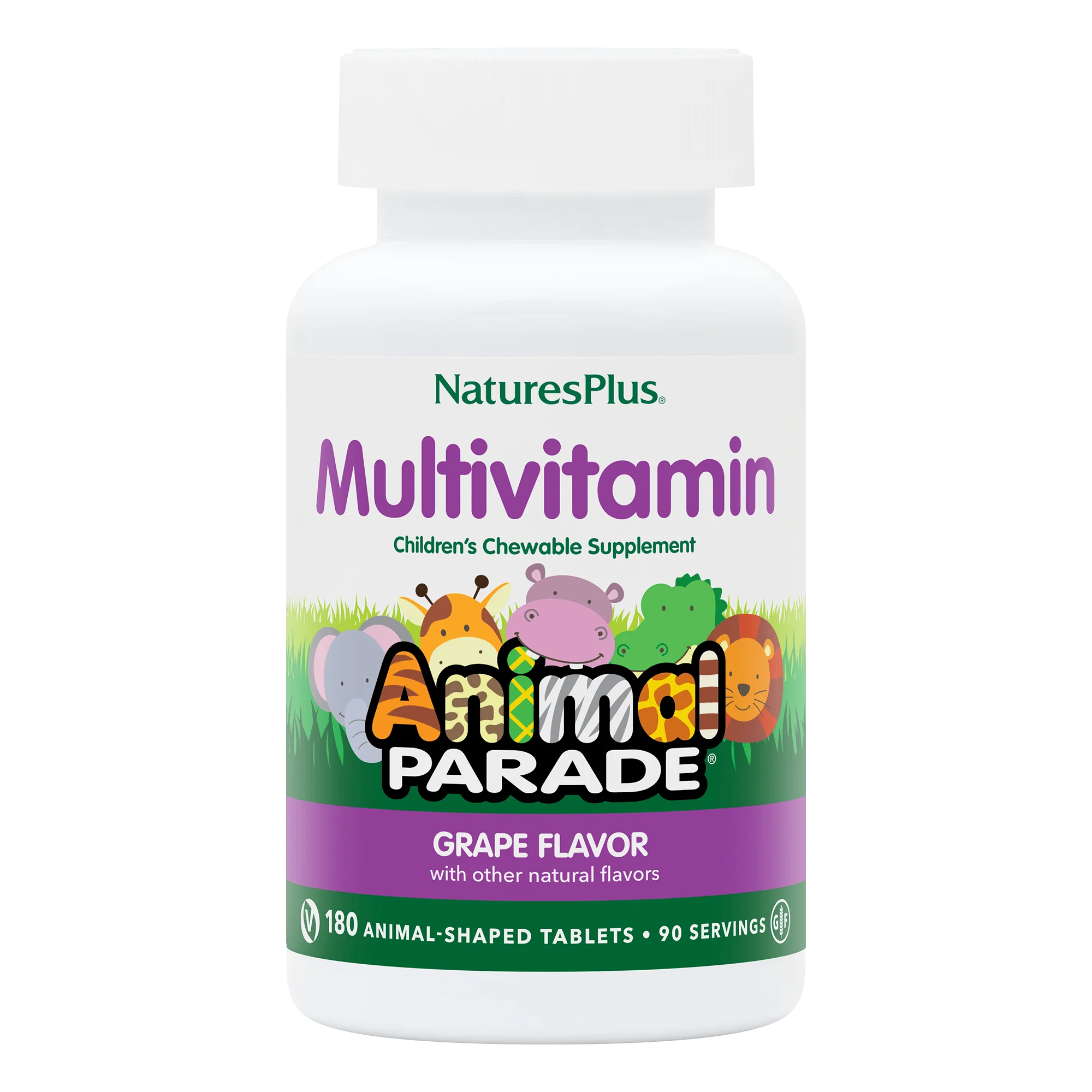 Animal Parade® Multivitamin Children’s Chewables - Grape - Image 6