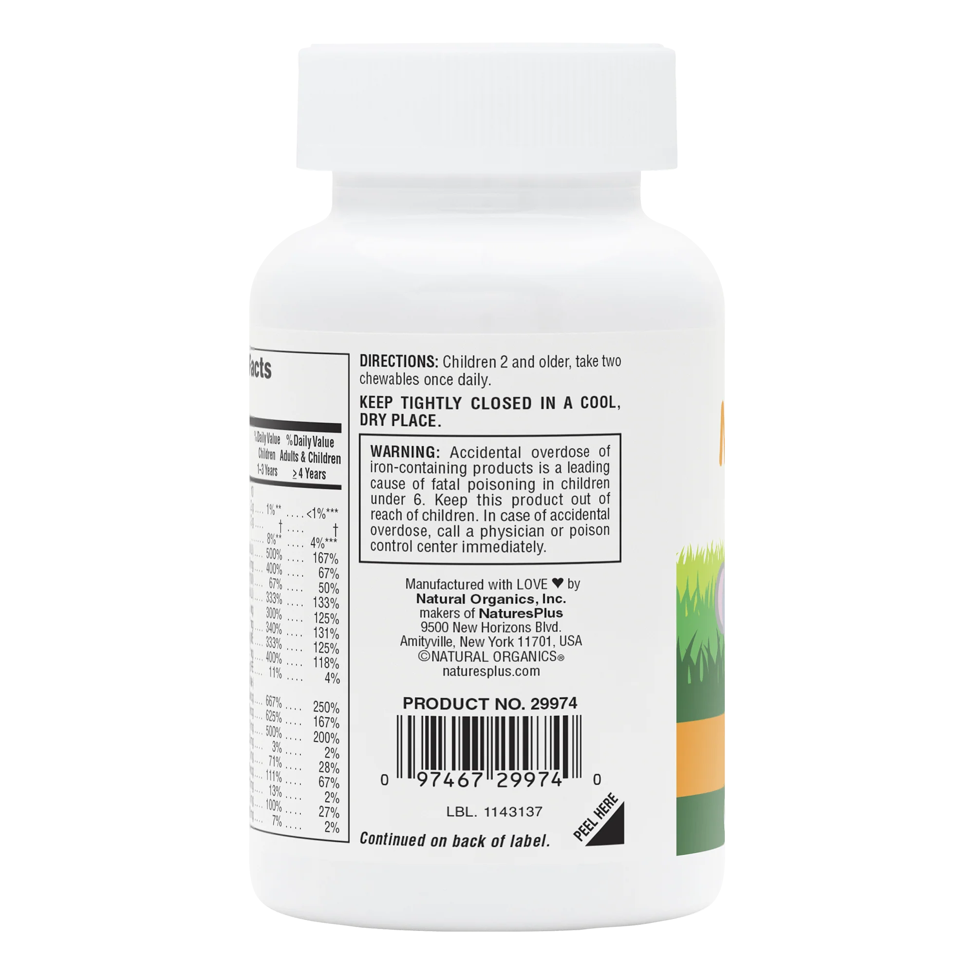 Animal Parade® Multivitamin Children’s Chewables - Orange - Image 3