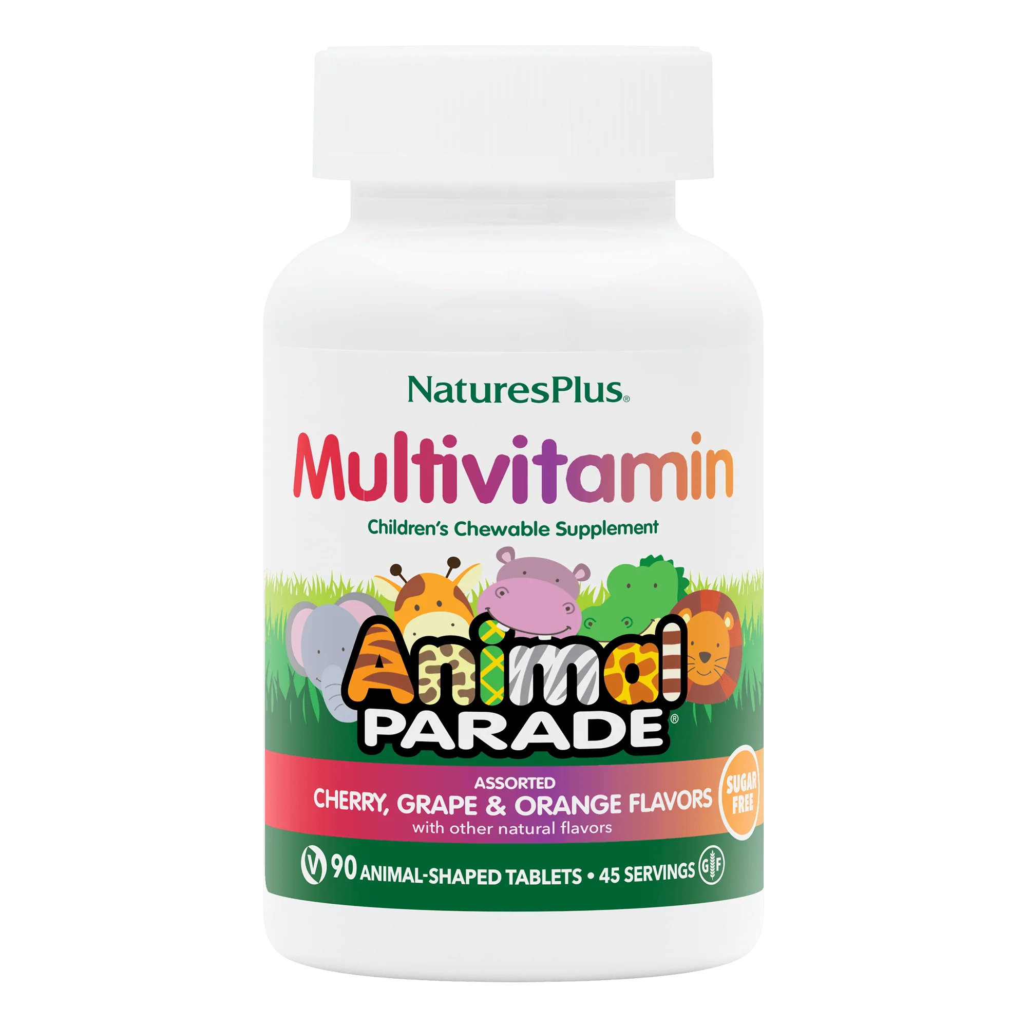 Animal Parade® Multivitamin Sugar-Free Children’s Chewables