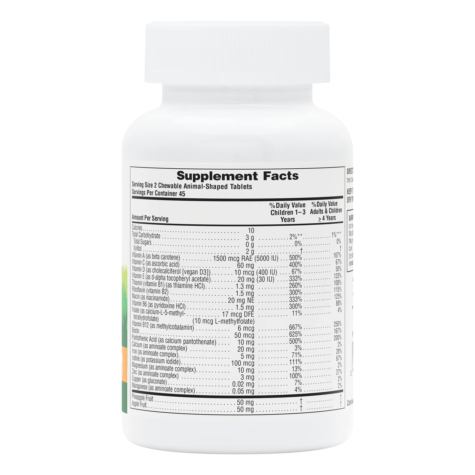 Animal Parade® Multivitamin Sugar-Free Children’s Chewables - Image 2