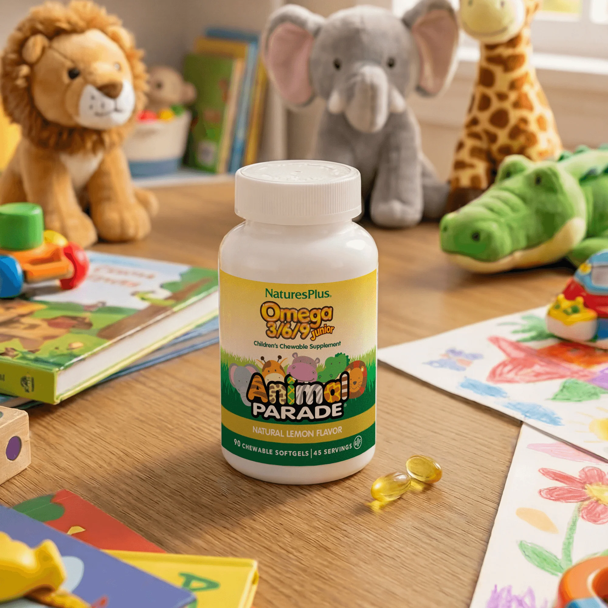 Animal ParadeĀ® Omega 3/6/9 Junior Softgels - Image 5