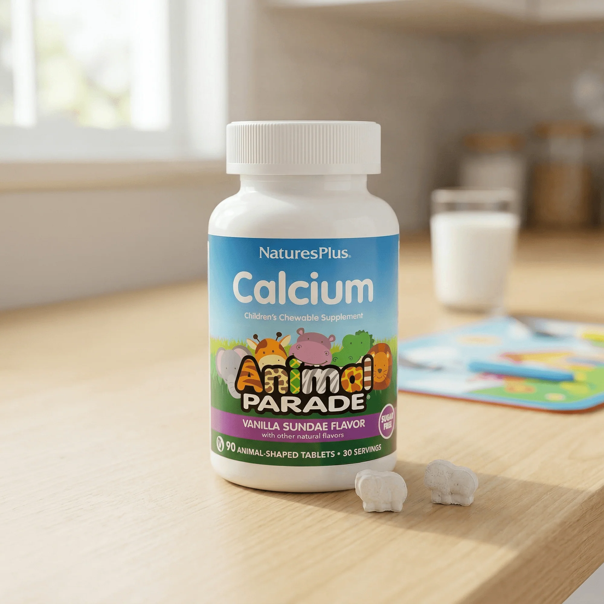 Animal Parade® Sugar-Free Calcium Children’s Chewables - Image 5