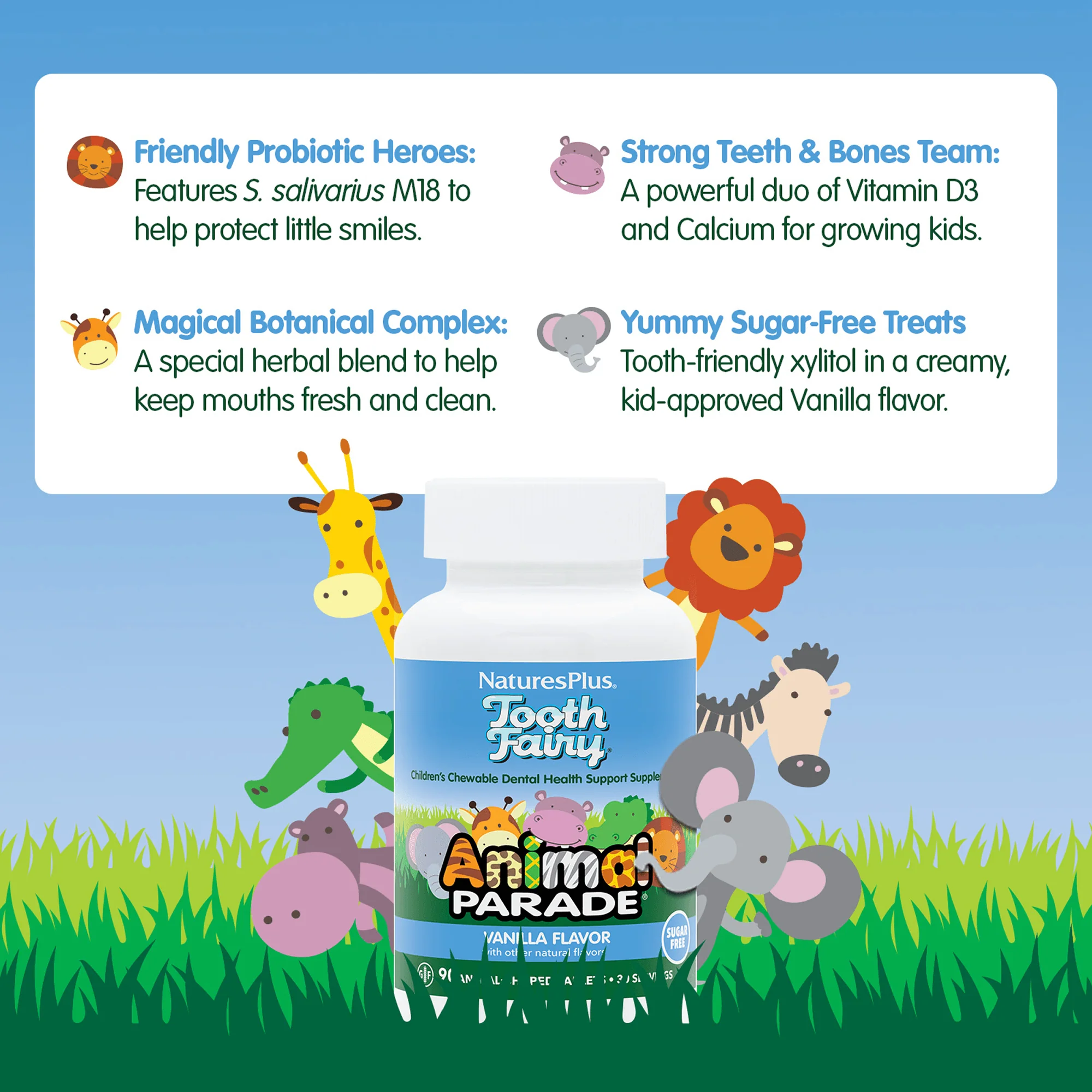 Animal Parade® Tooth Fairy® Children’s Chewables - Image 4