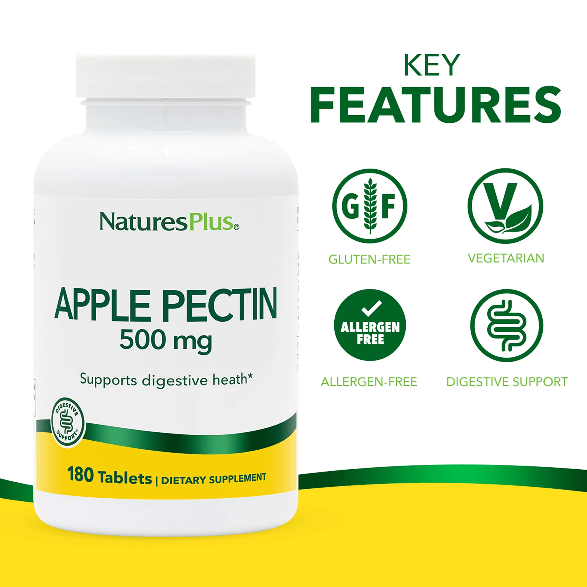 Apple Pectin 500 mg Tablets - Image 4