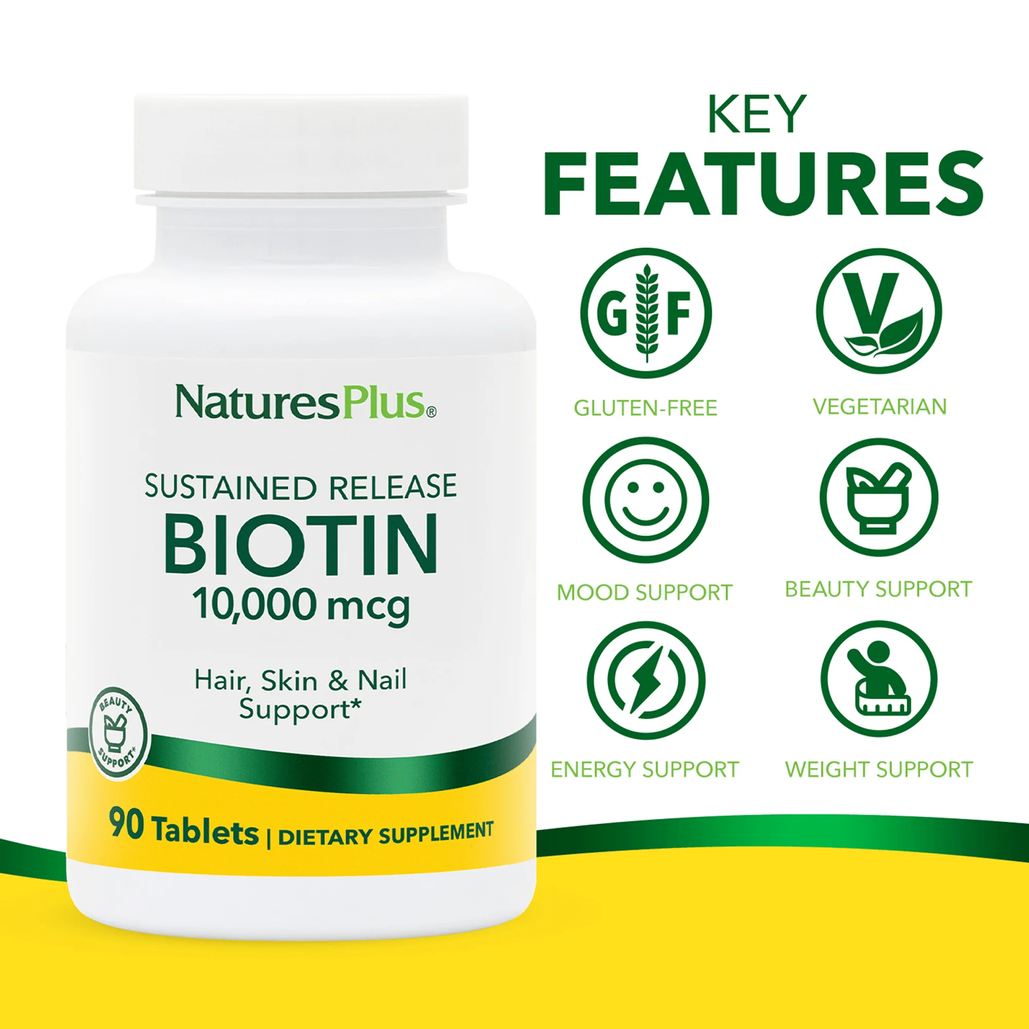 Biotin 10,000 MCG Tablets - Image 4