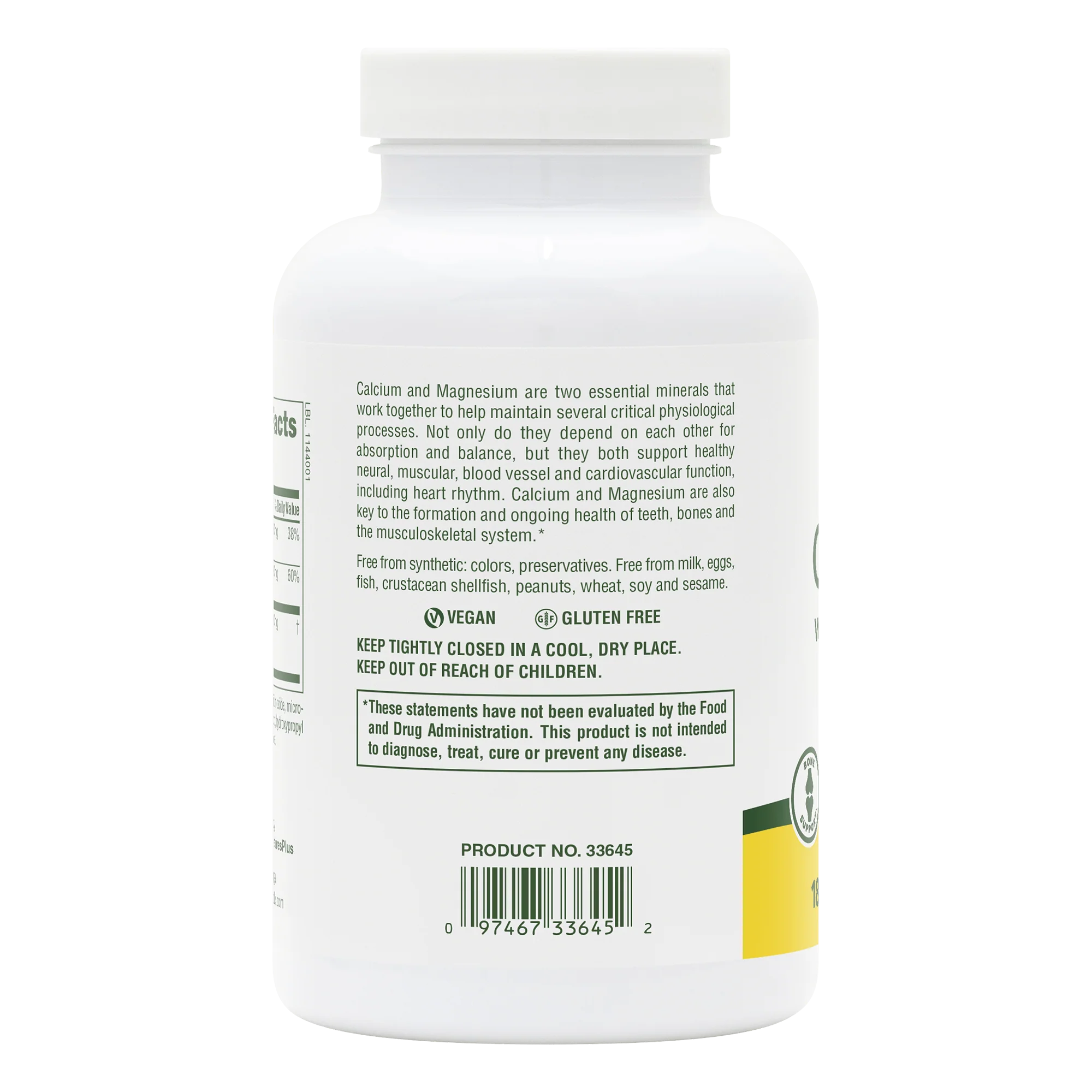 Calcium/Magnesium 500/250 mg Tablets - Image 3