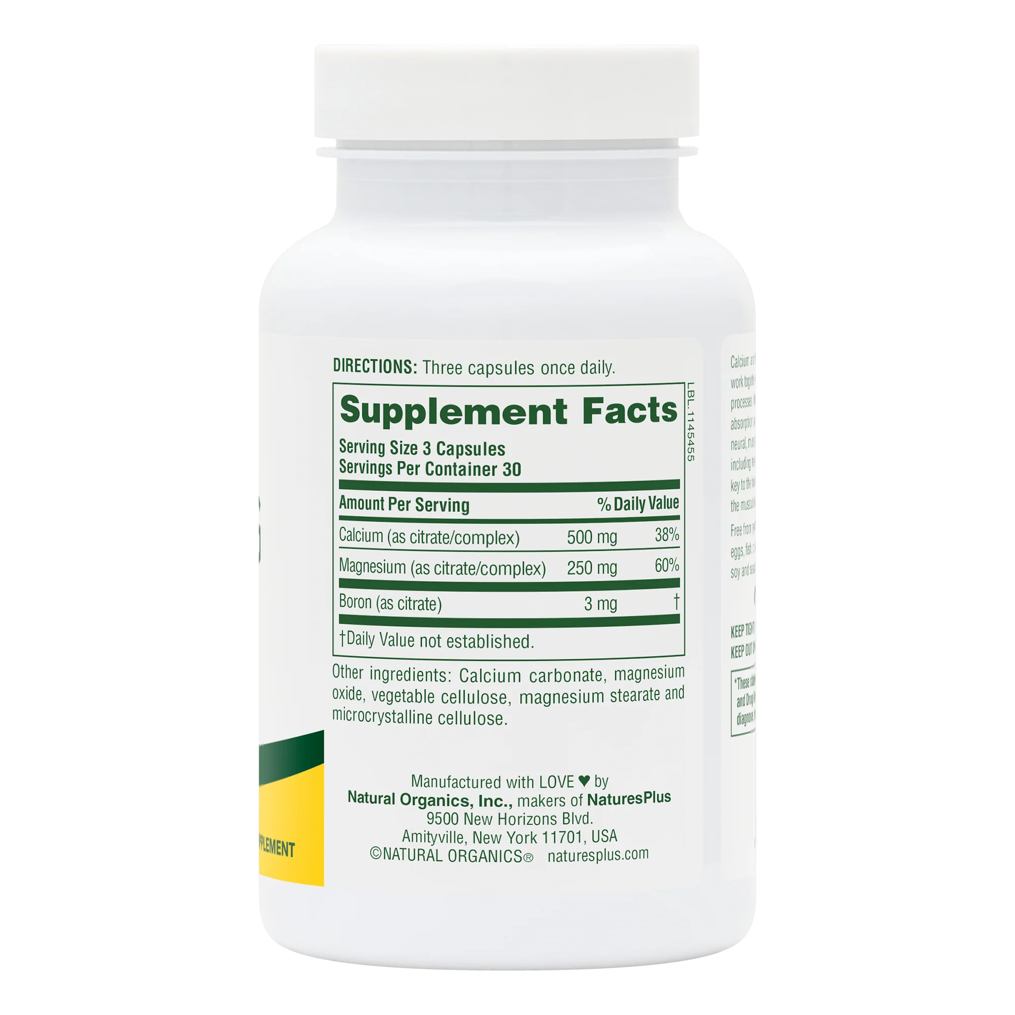 Calcium/Magnesium Citrate Capsules - Image 2