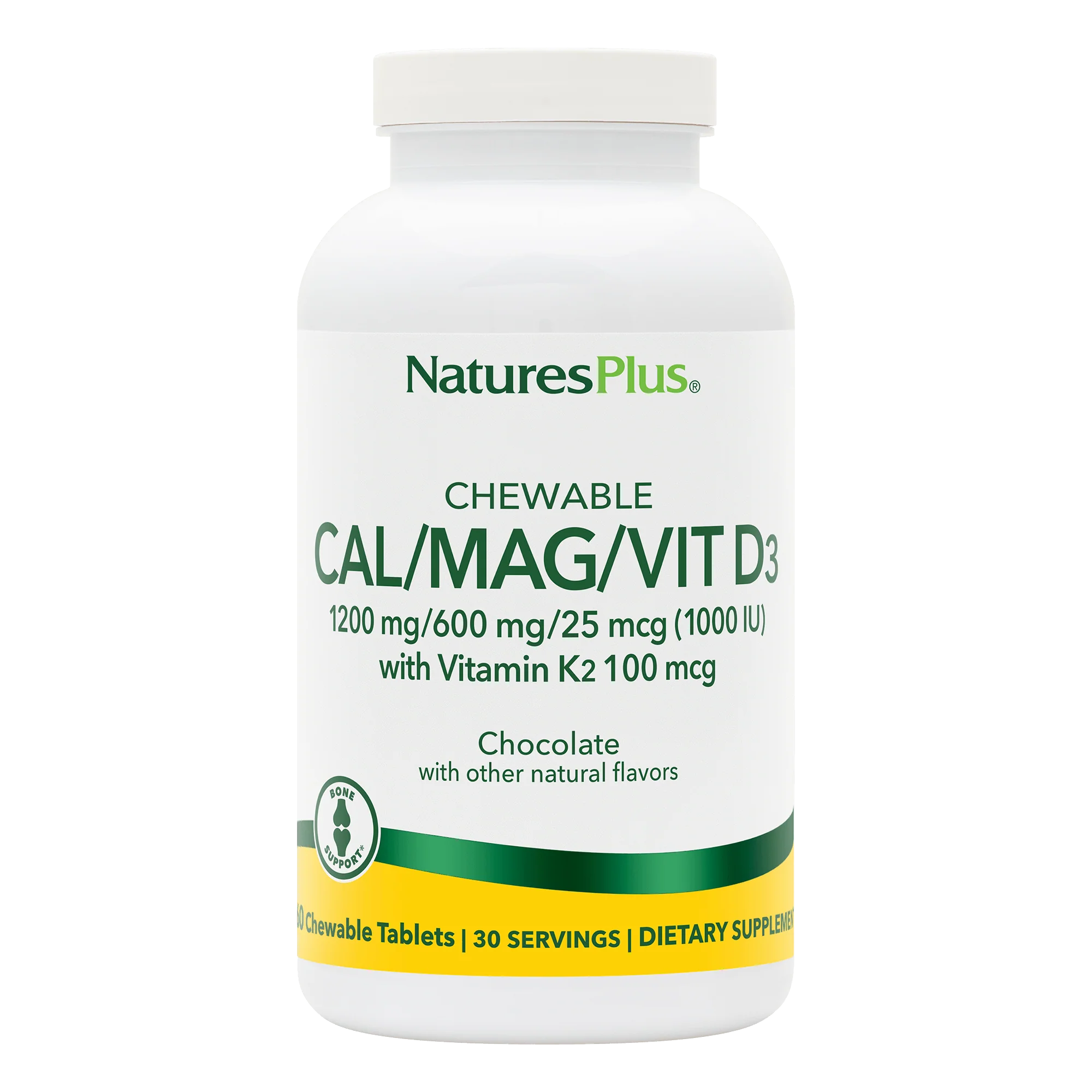 Calcium/Magnesium/Vitamin D3 with Vitamin K2 Chewables - Chocolate