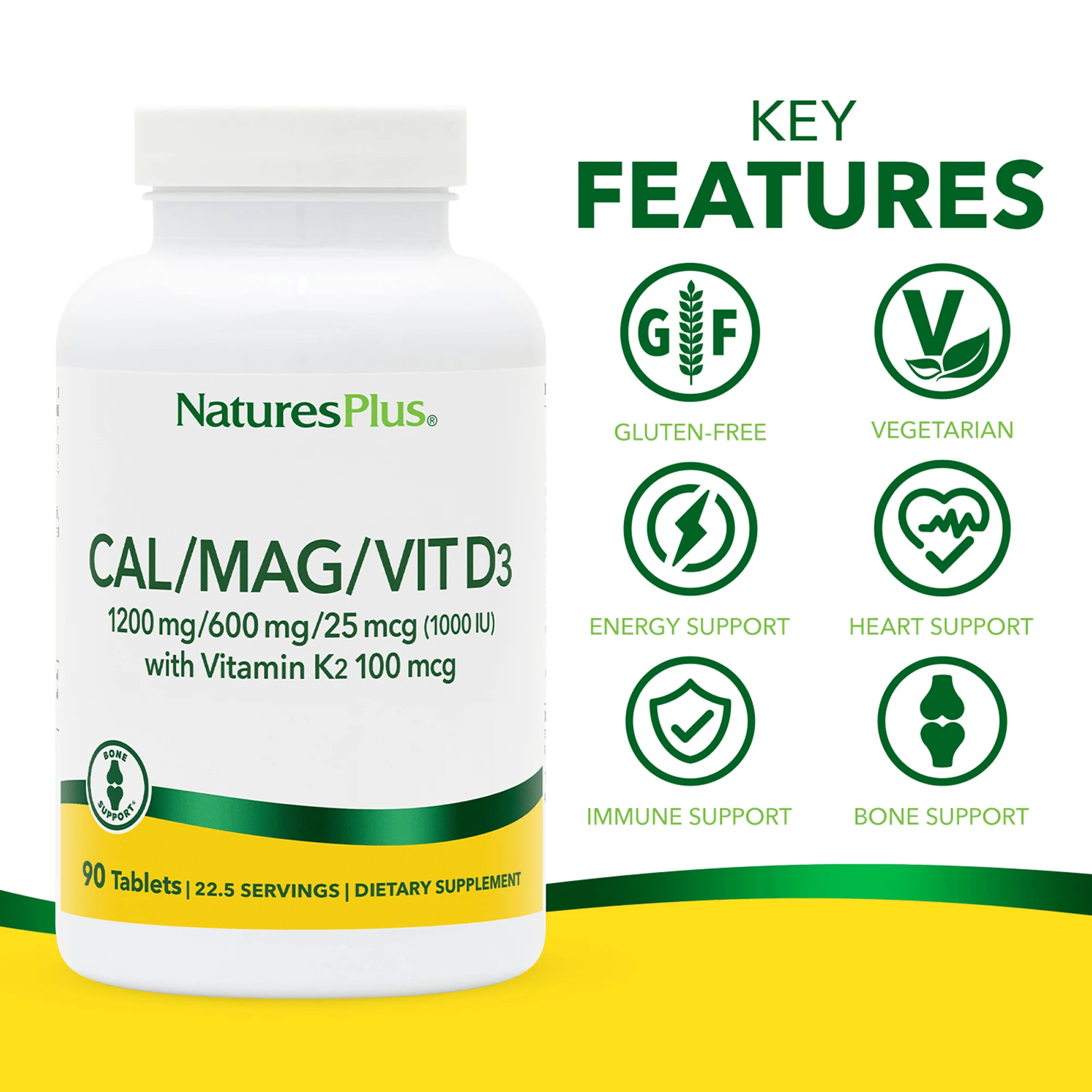 Calcium/Magnesium/Vitamin D3 with Vitamin K2 Tablets - Image 4