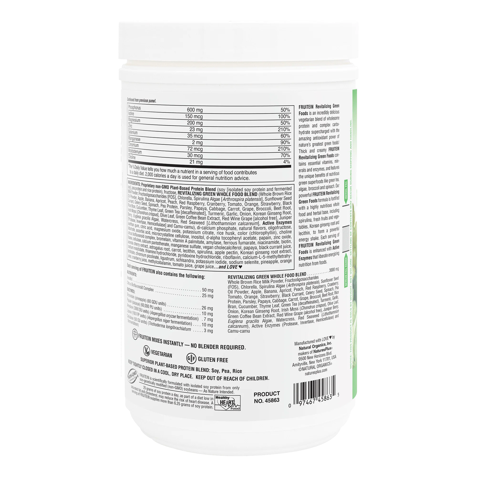 FRUITEIN® Revitalizing Green Foods Shake - Image 3