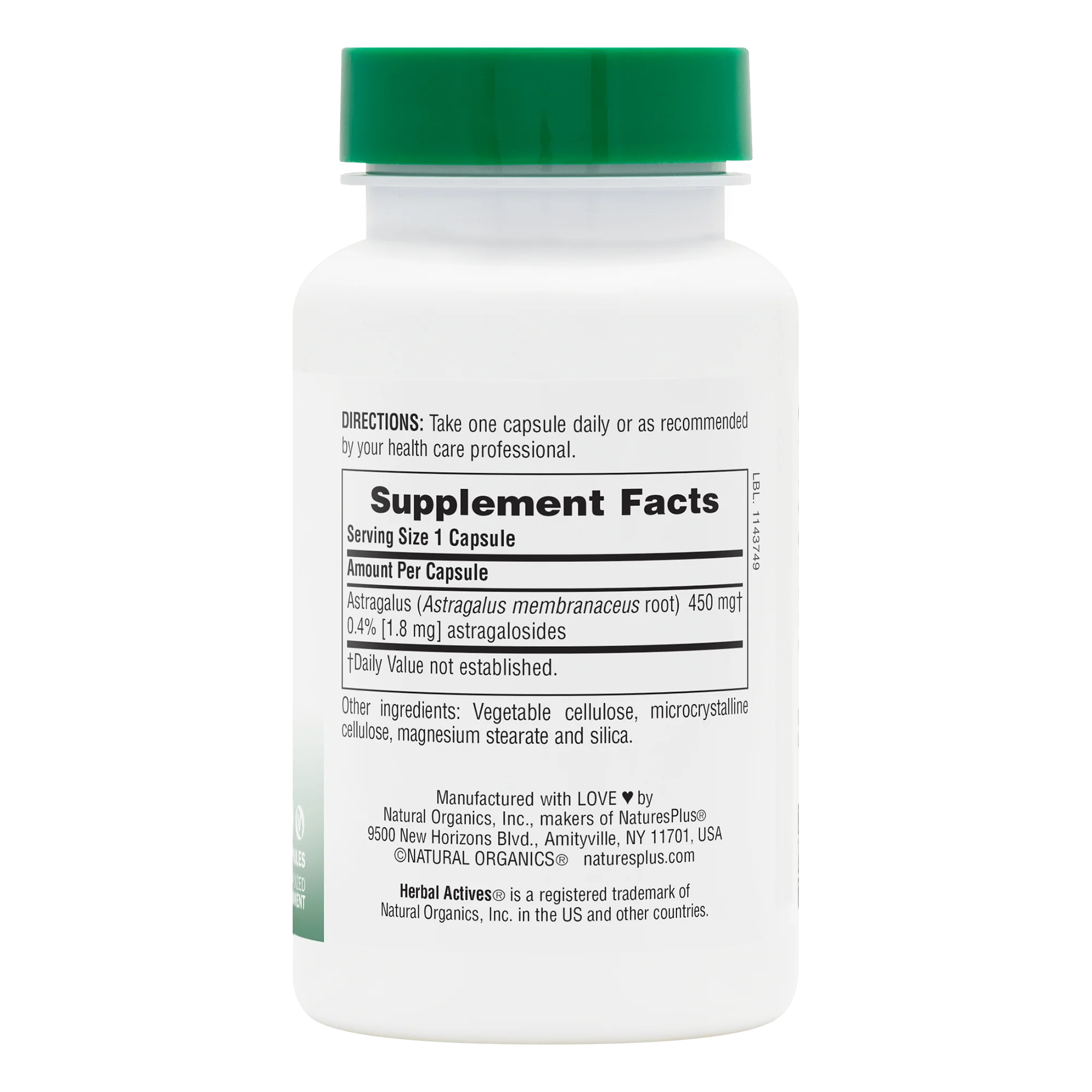 Herbal Actives Astragalus Capsules - Image 2