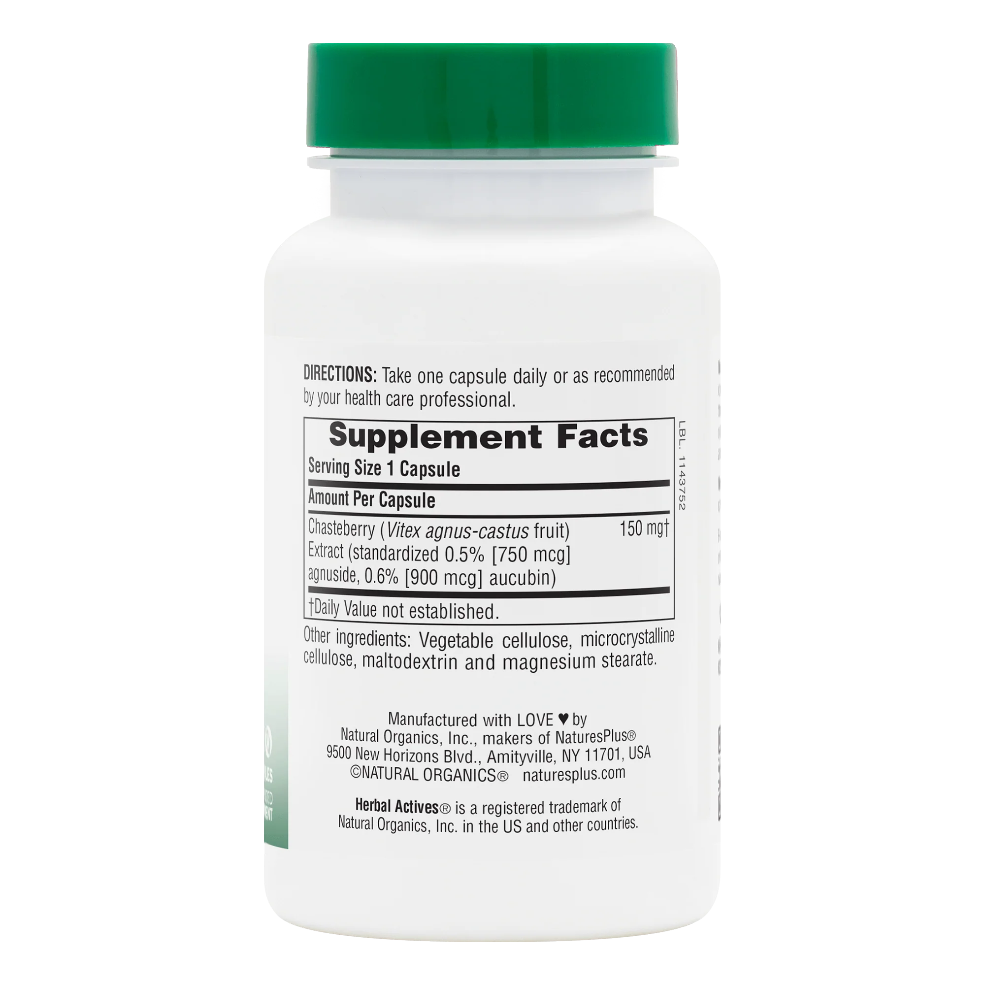 Herbal Actives Chasteberry Capsules - Image 2