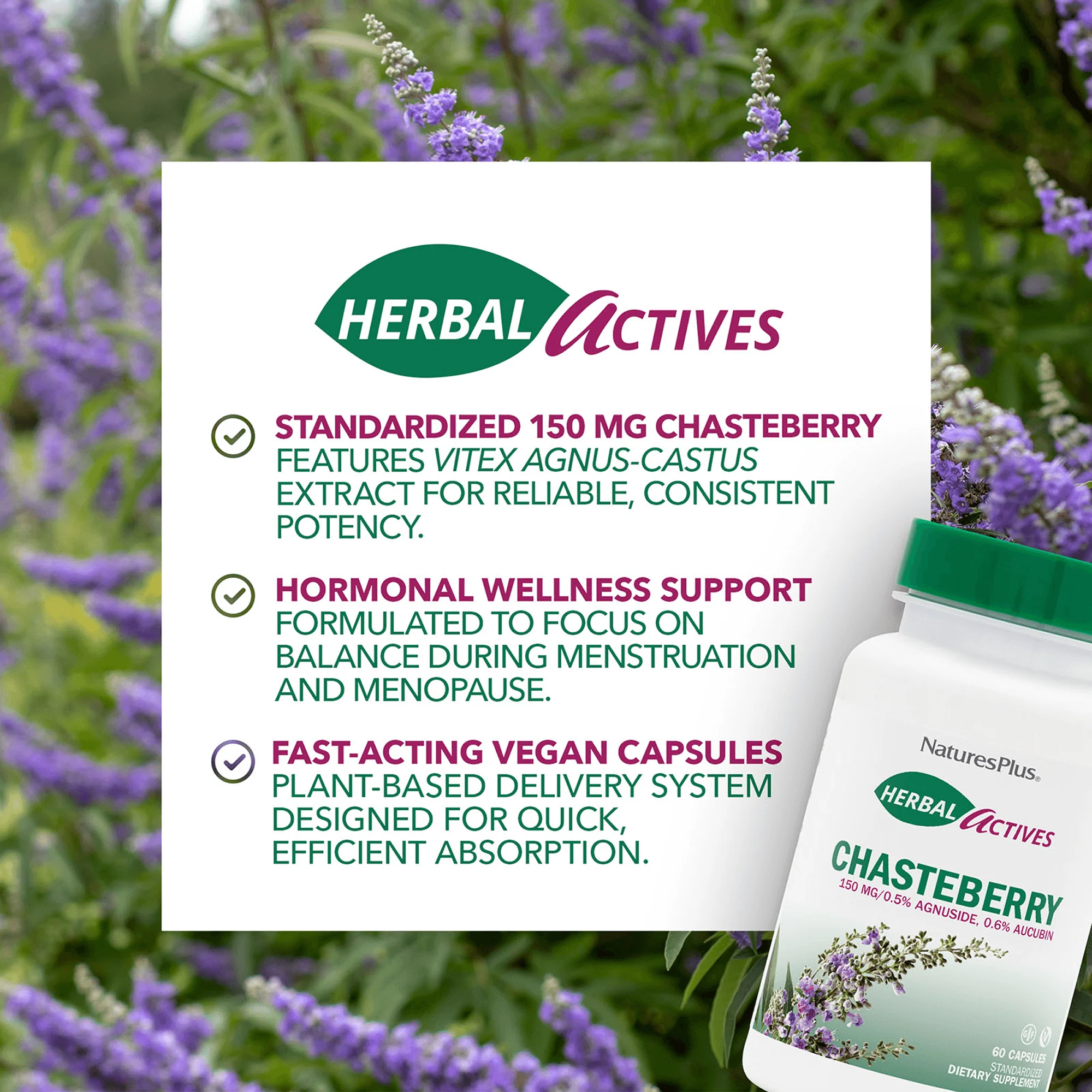 Herbal Actives Chasteberry Capsules - Image 4