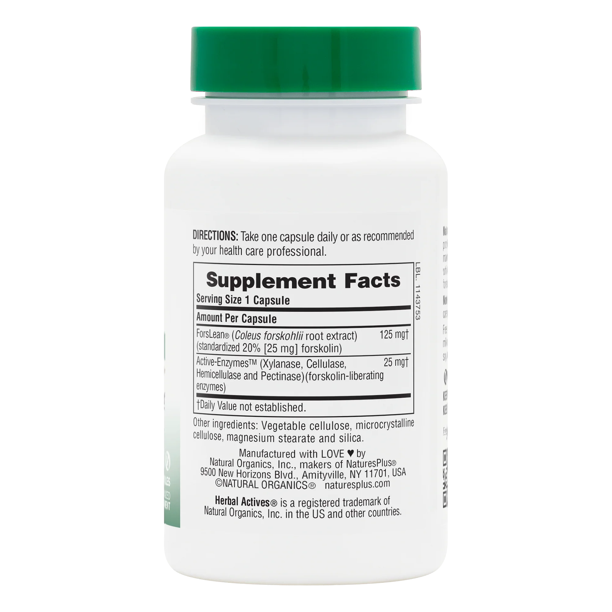 Herbal Actives Coleus Forskohlii Capsules - Image 2
