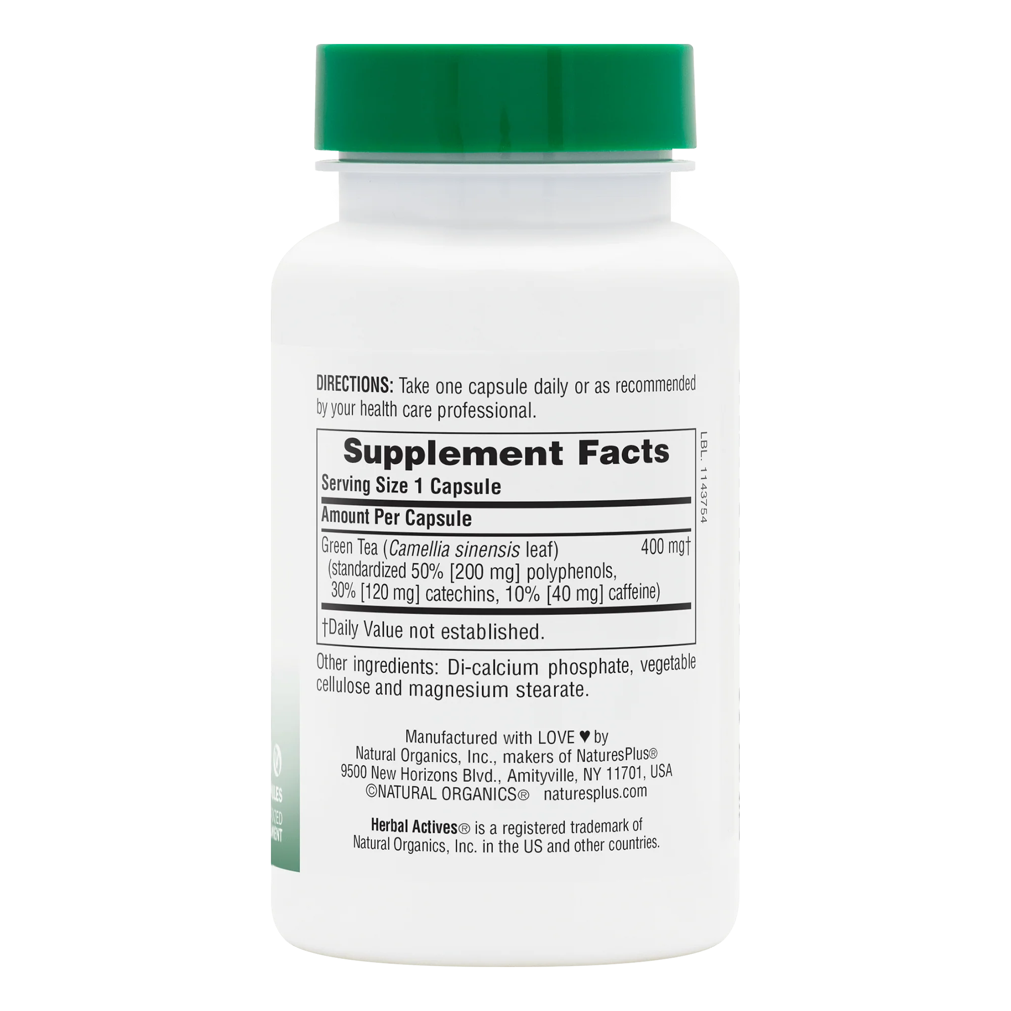 Herbal Actives Green Tea Capsules - Image 2