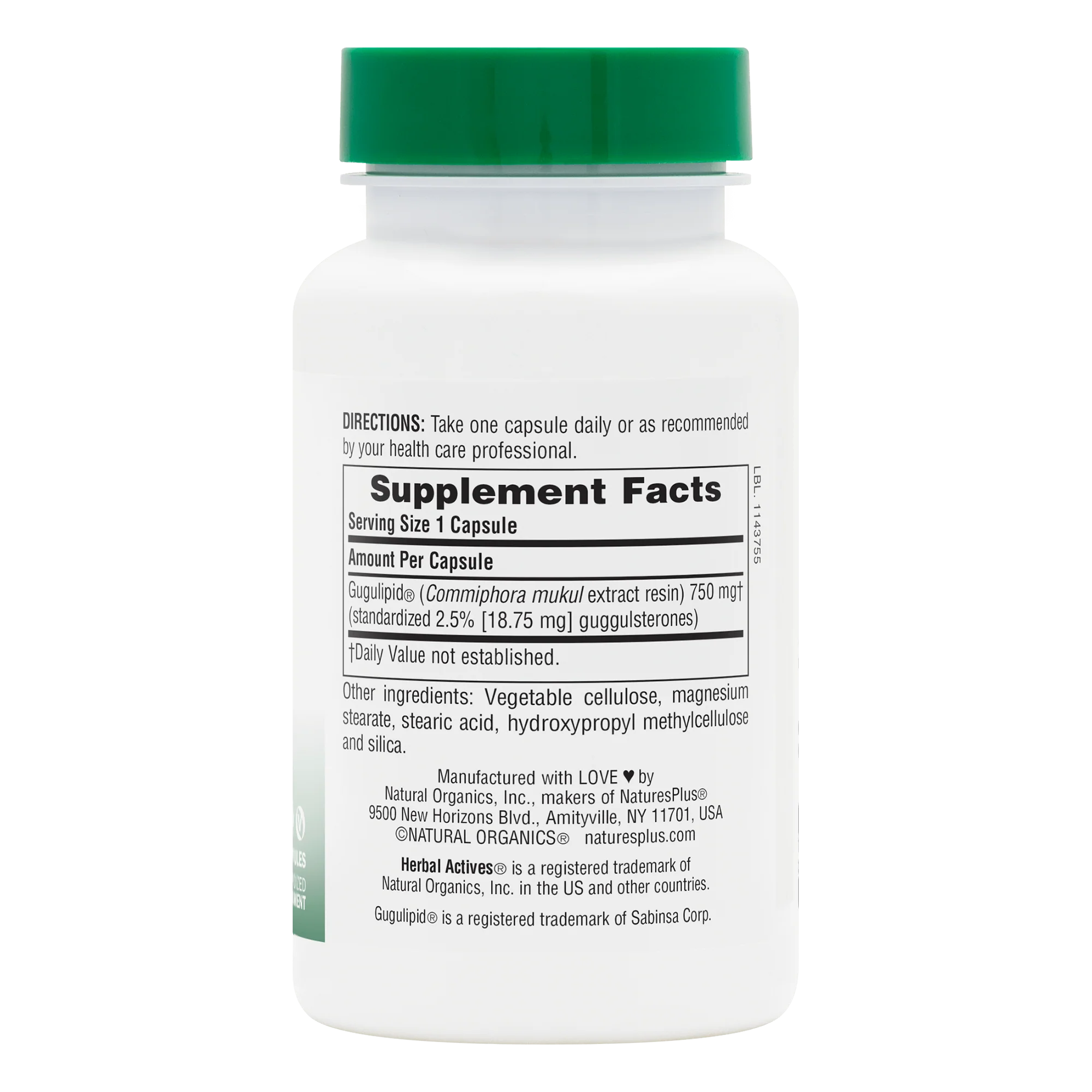 Herbal Actives Gugulipid® Capsules - Image 2