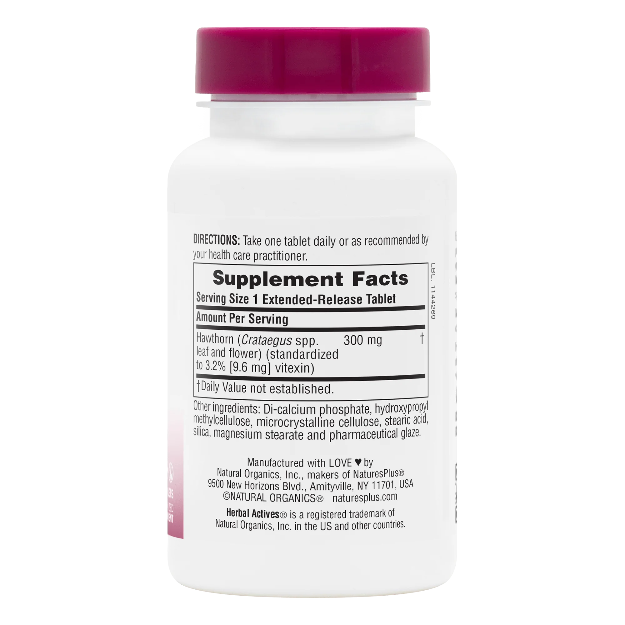 Herbal Actives Hawthorn Extended Release Tablets - Image 2