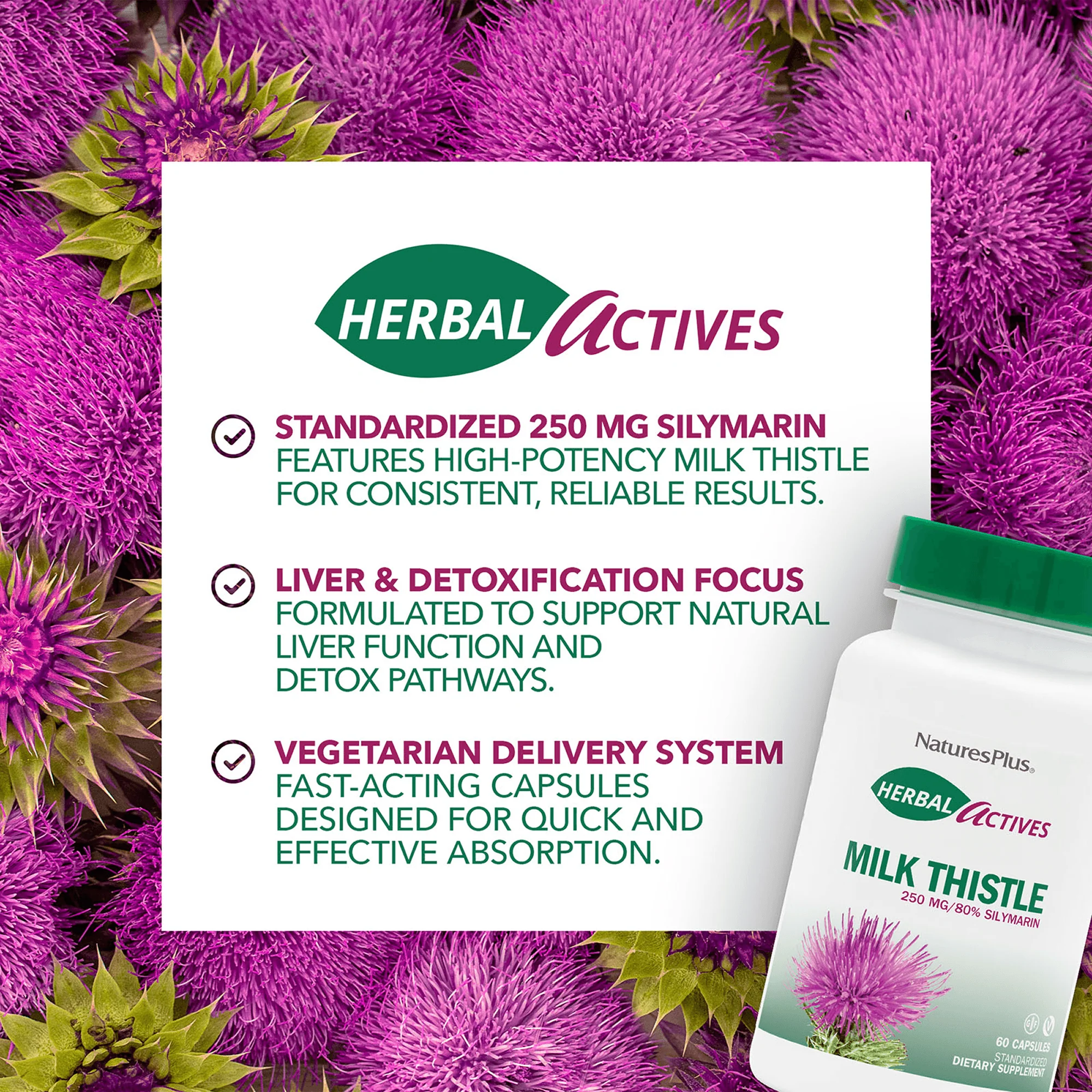 Herbal Actives Milk Thistle Capsules - Image 4