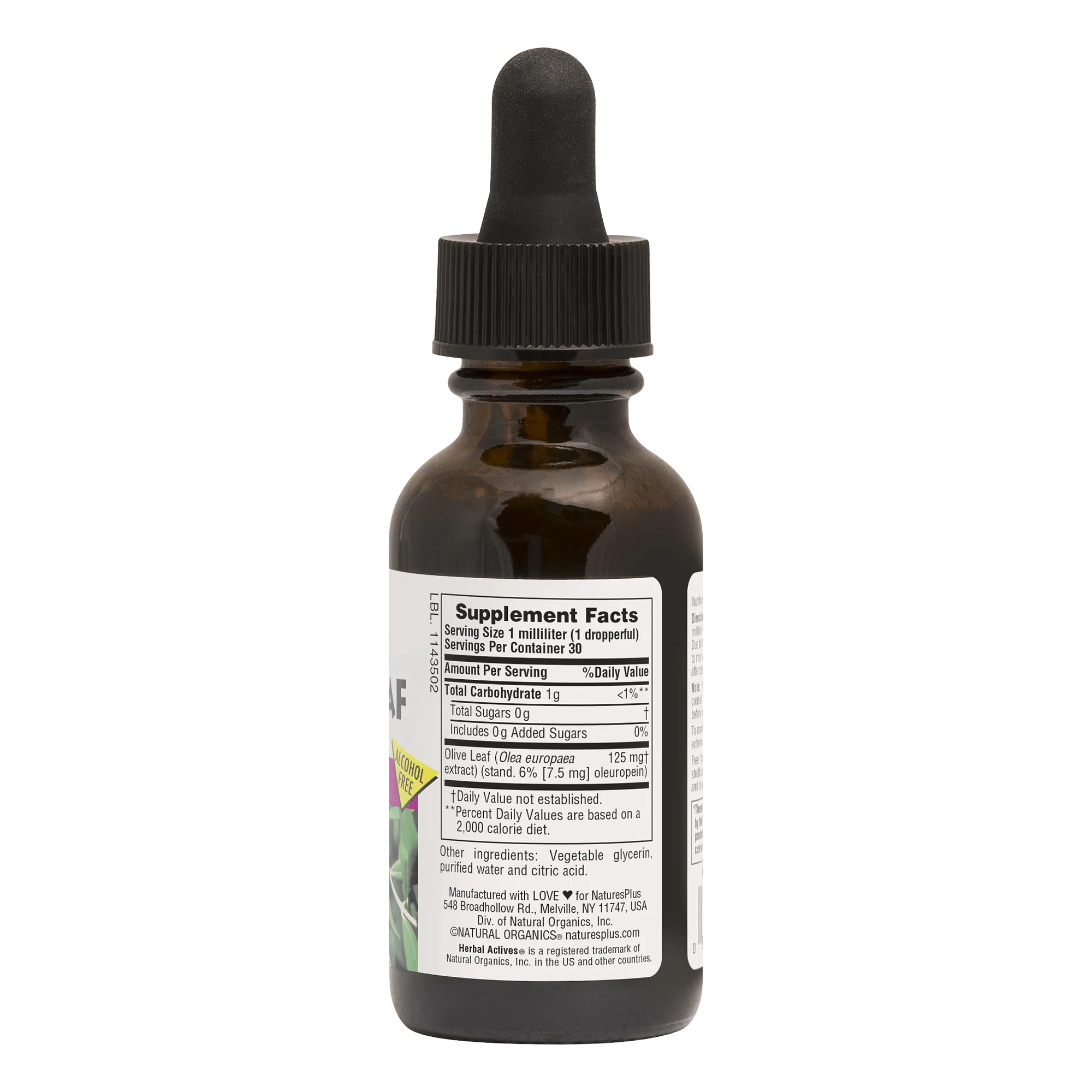 Herbal Actives Olive Leaf Liquid - Image 2