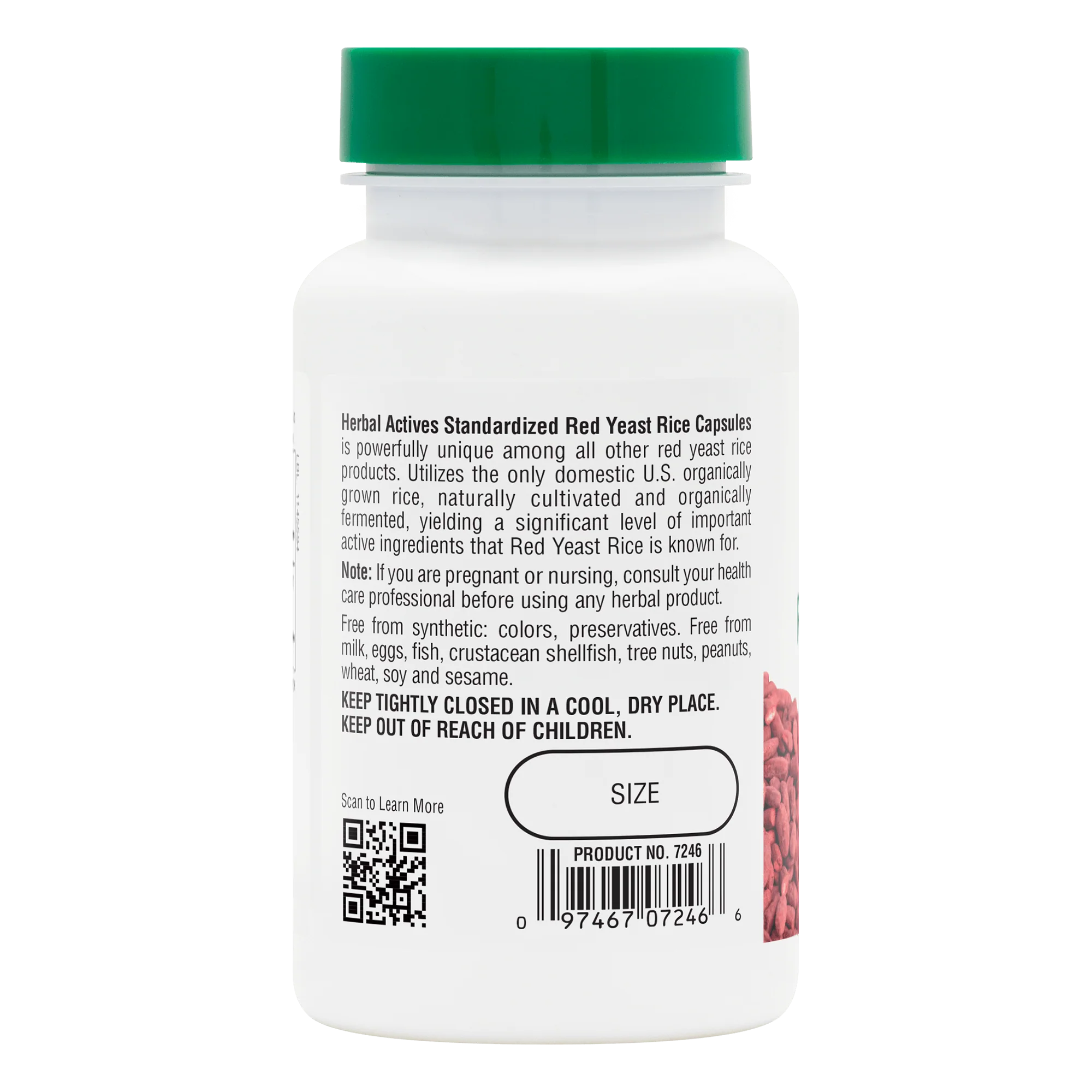 Herbal Actives Red Yeast Rice Capsules - Image 3