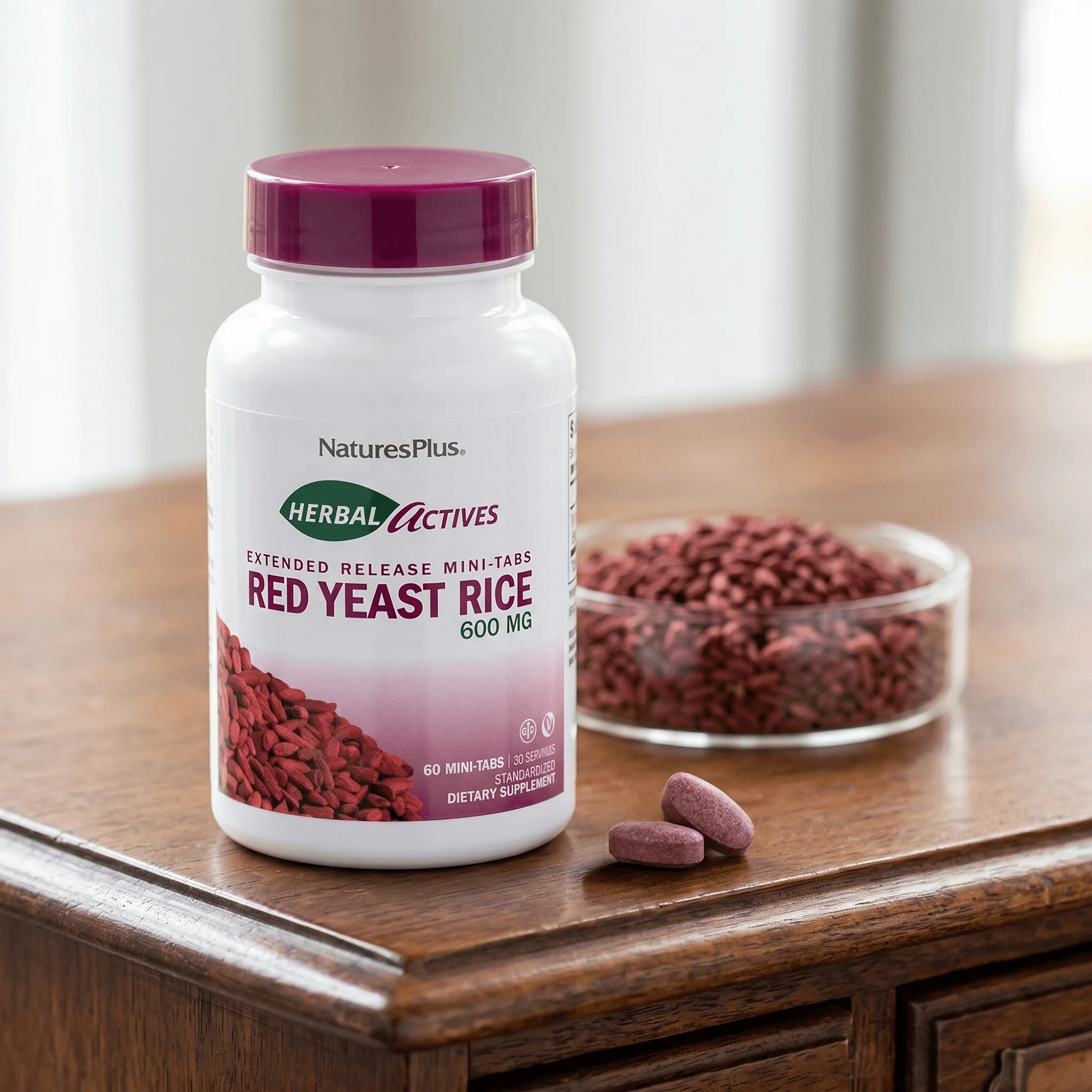Herbal Actives Red Yeast Rice Extended Release Mini-Tabs - Image 5