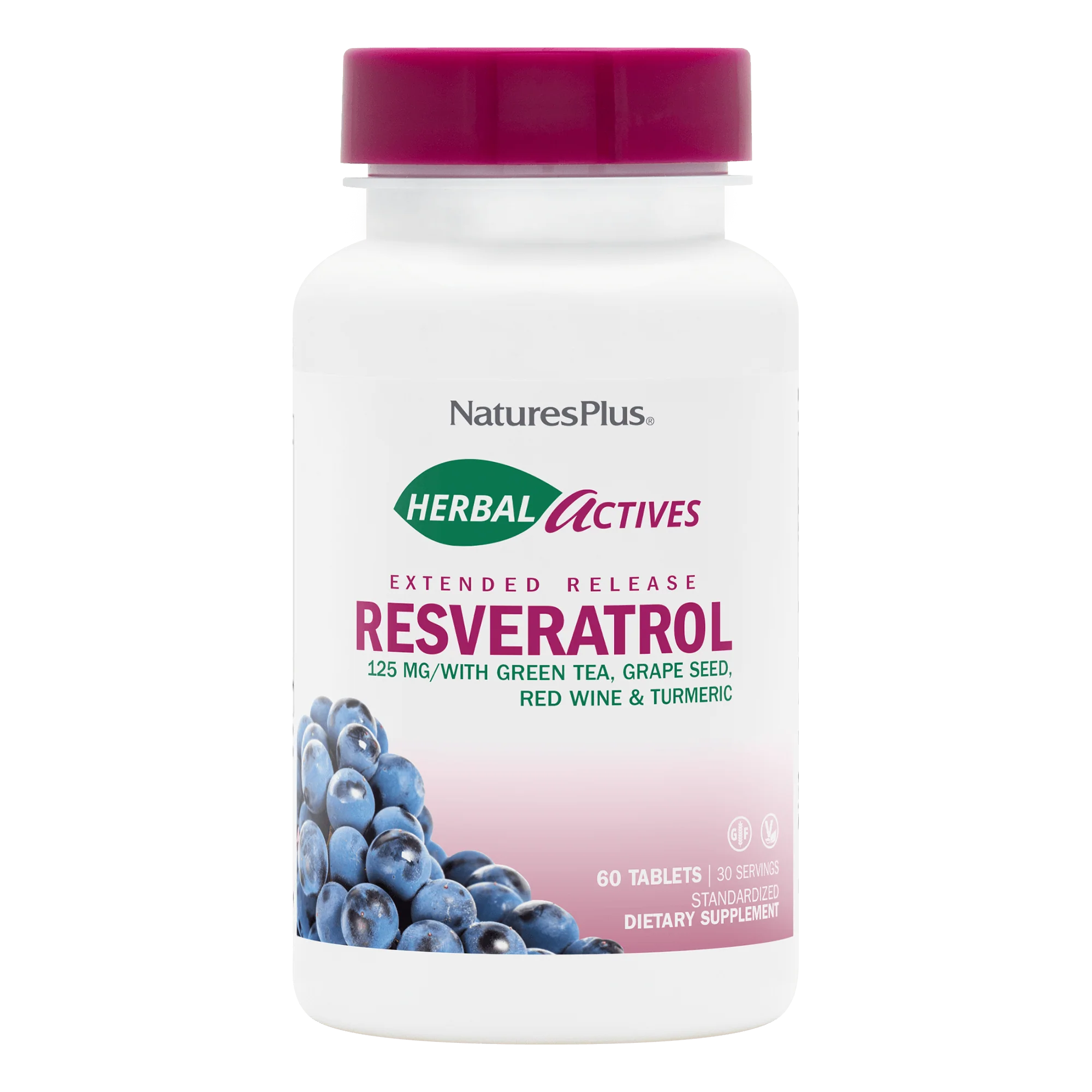 Herbal Actives Resveratrol Extended Release Tablets