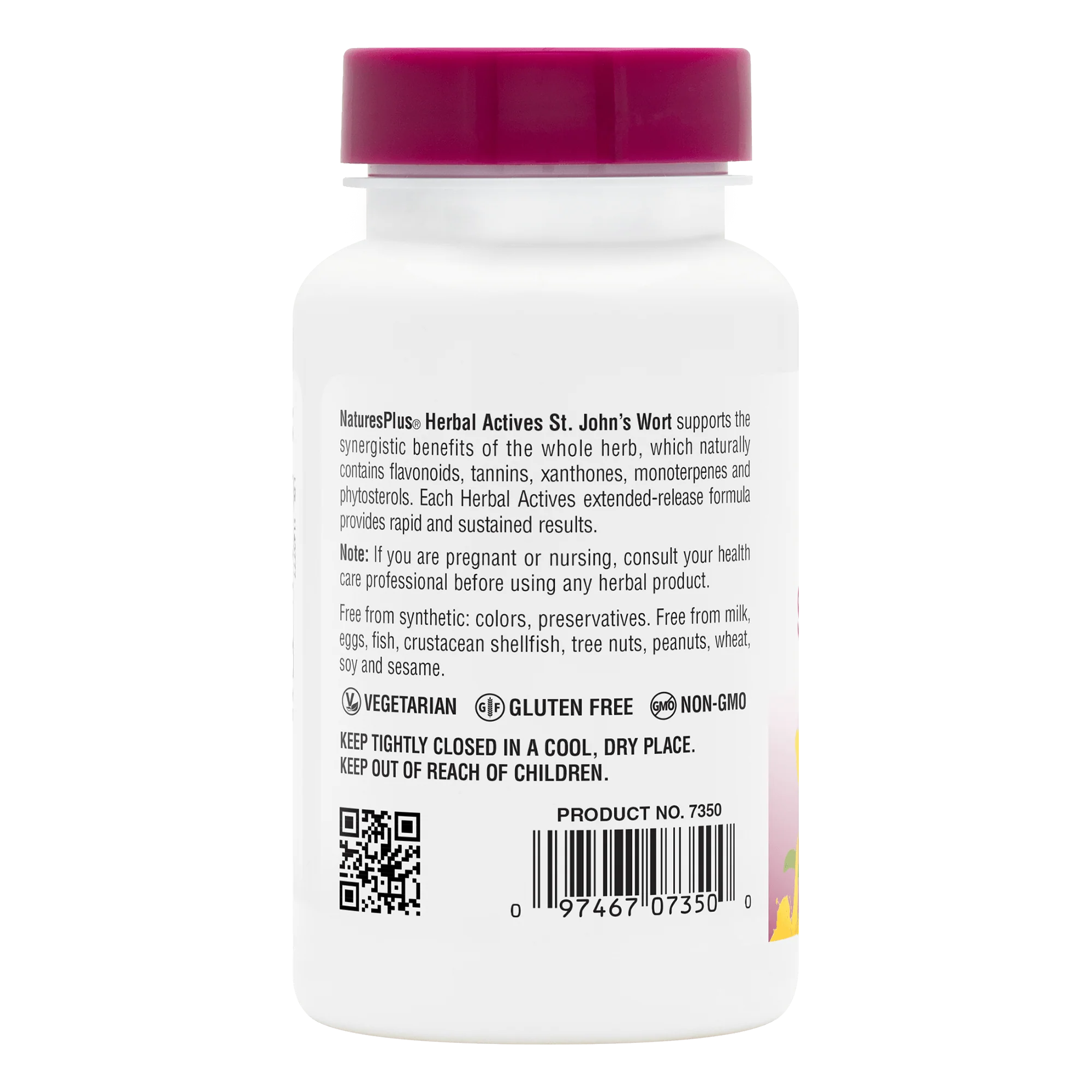 Herbal Actives St. John's Wort 450 mg Extended Release Tablets - Image 3