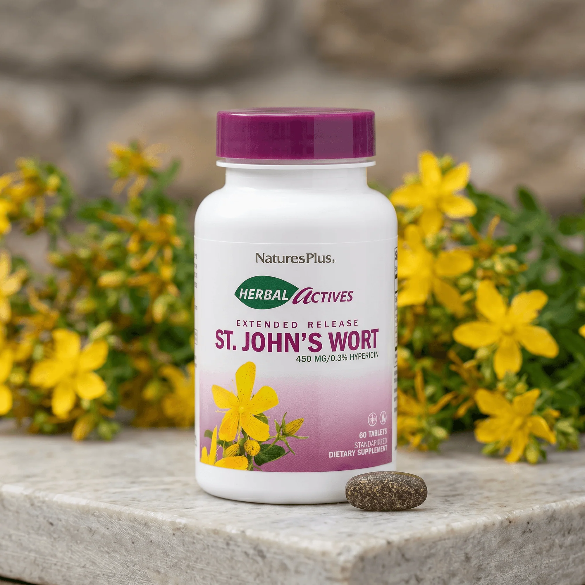 Herbal Actives St. John's Wort 450 mg Extended Release Tablets - Image 5
