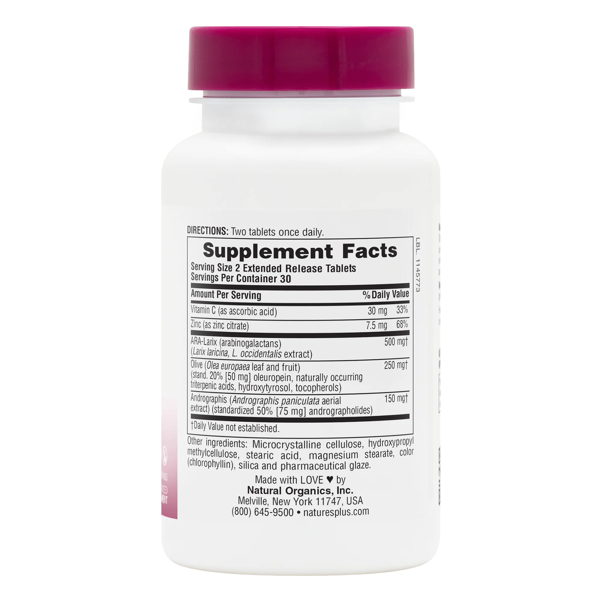 Herbal Actives Tri-Immune™ Extended Release Tablets - Image 2