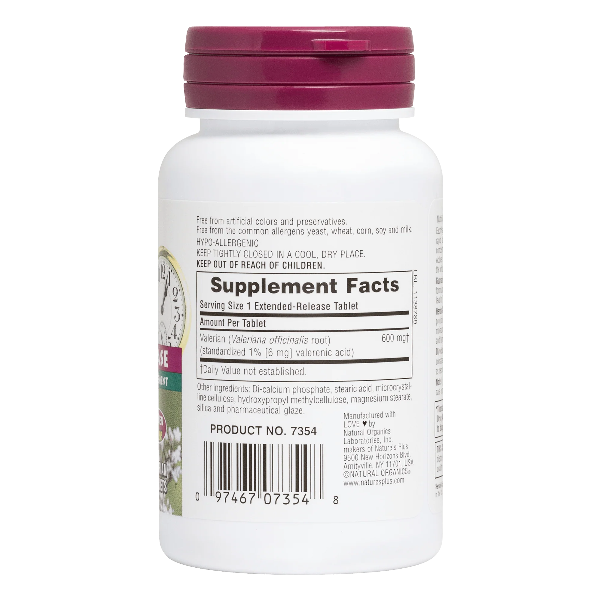 Herbal Actives Valerian Extended Release Tablets - Image 2
