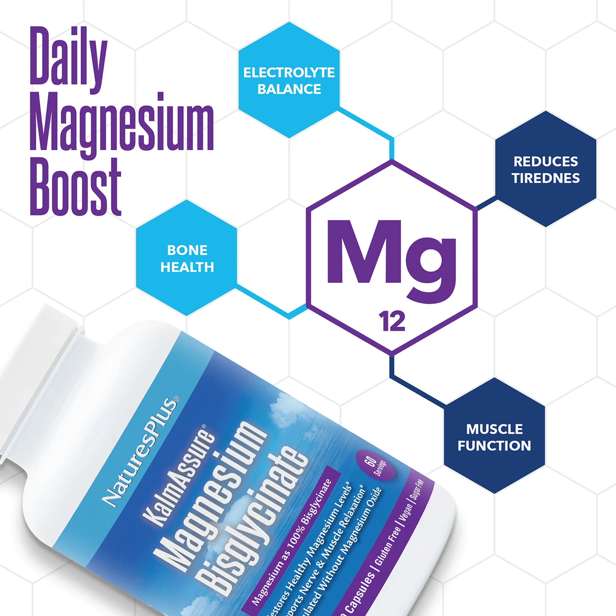 KalmAssure® Magnesium Bisglycinate Capsules - Image 9