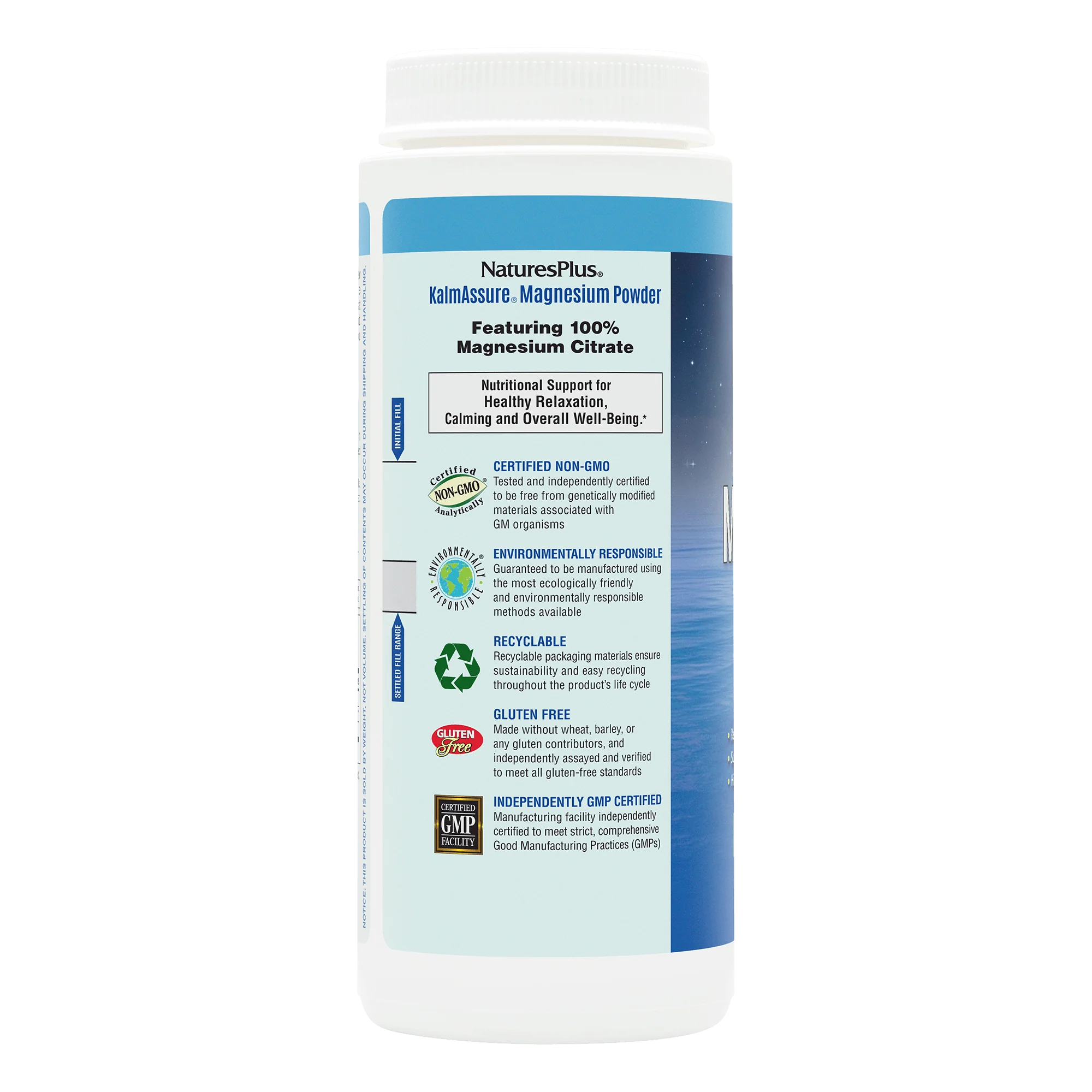 KalmAssure® Magnesium Powder - Unflavored - Image 3