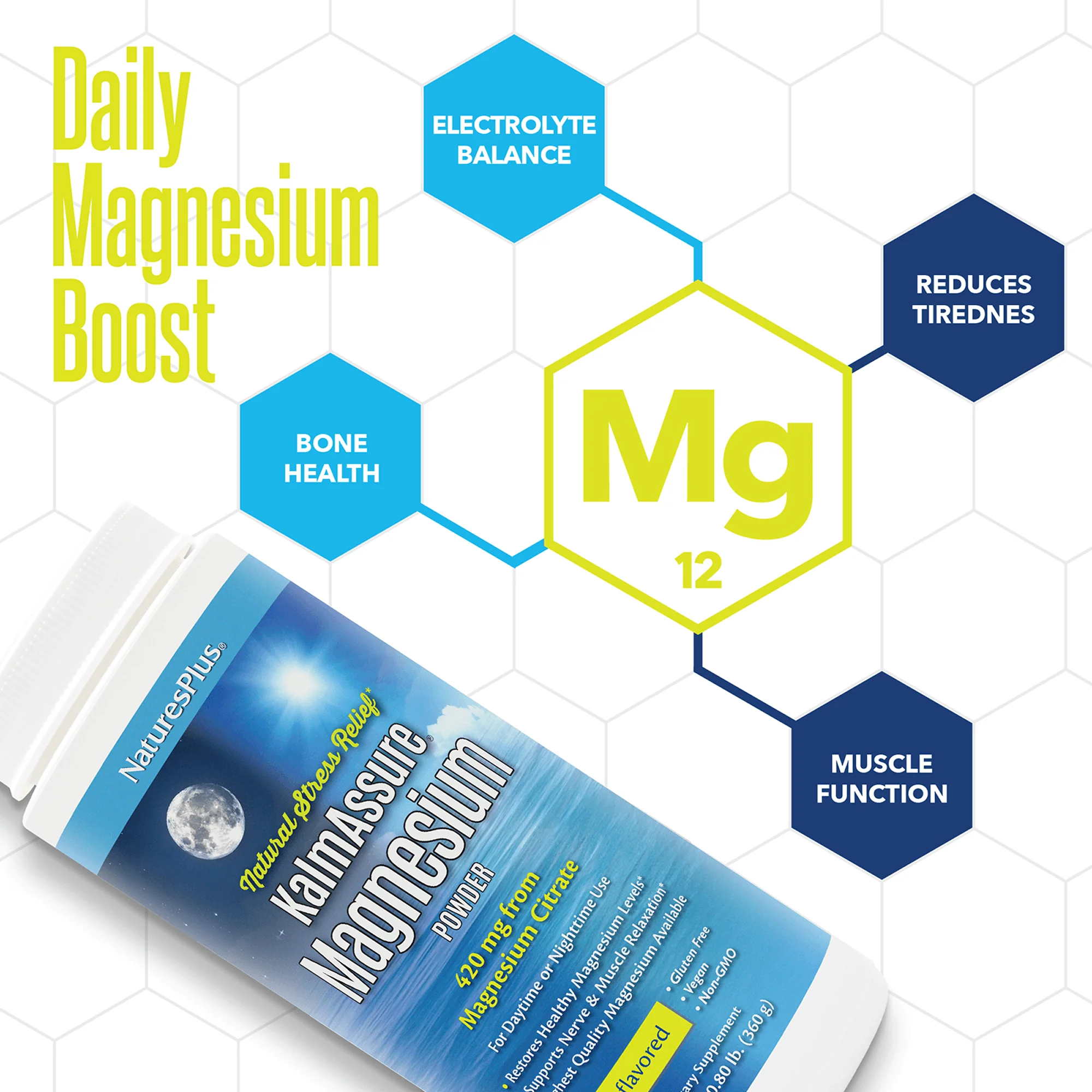 KalmAssure® Magnesium Powder - Unflavored - Image 4