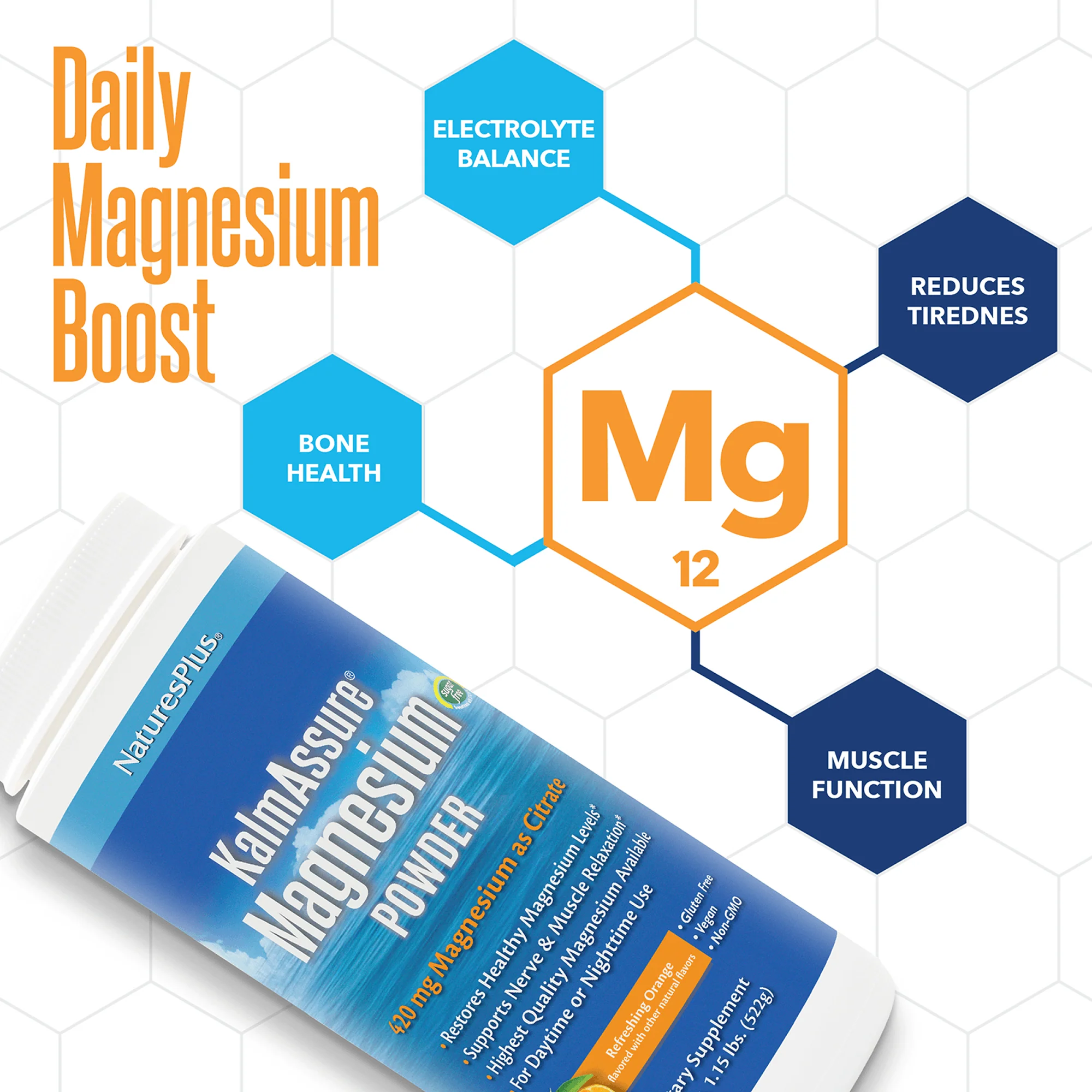 KalmAssure® Magnesium Powder - Orange - Image 4