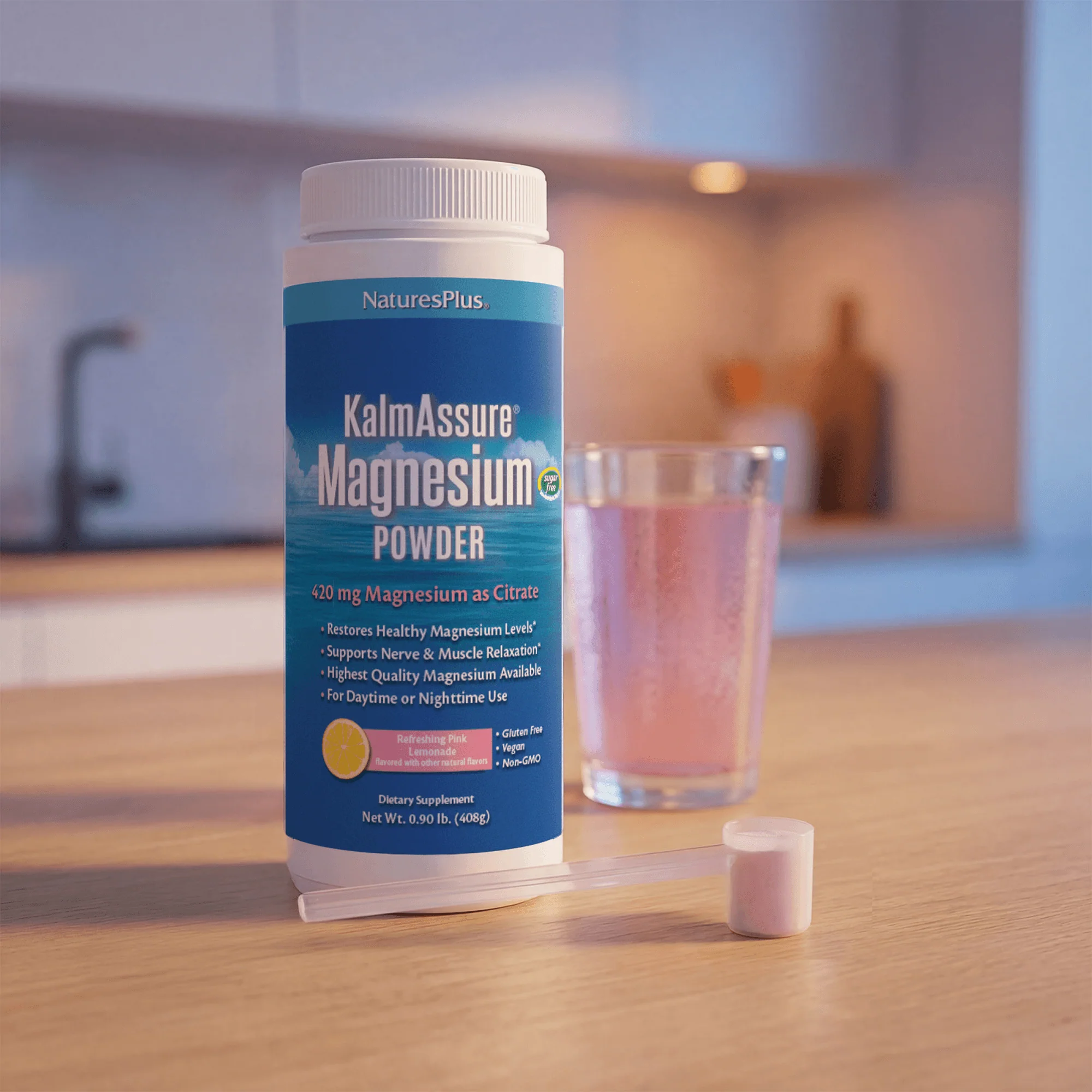 KalmAssure® Magnesium Powder - Pink Lemonade - Image 5