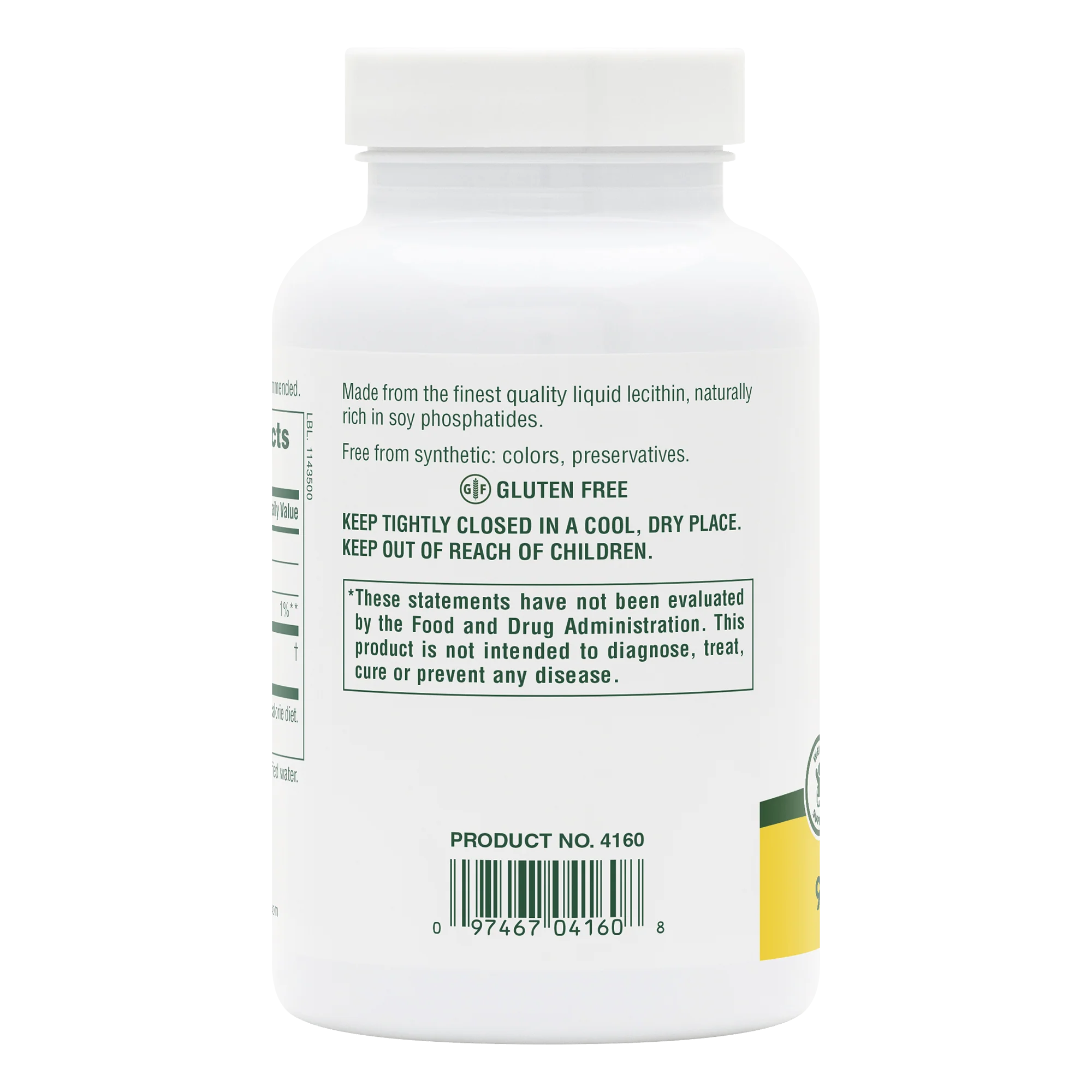 Lecithin 1200 mg Softgels - Image 3