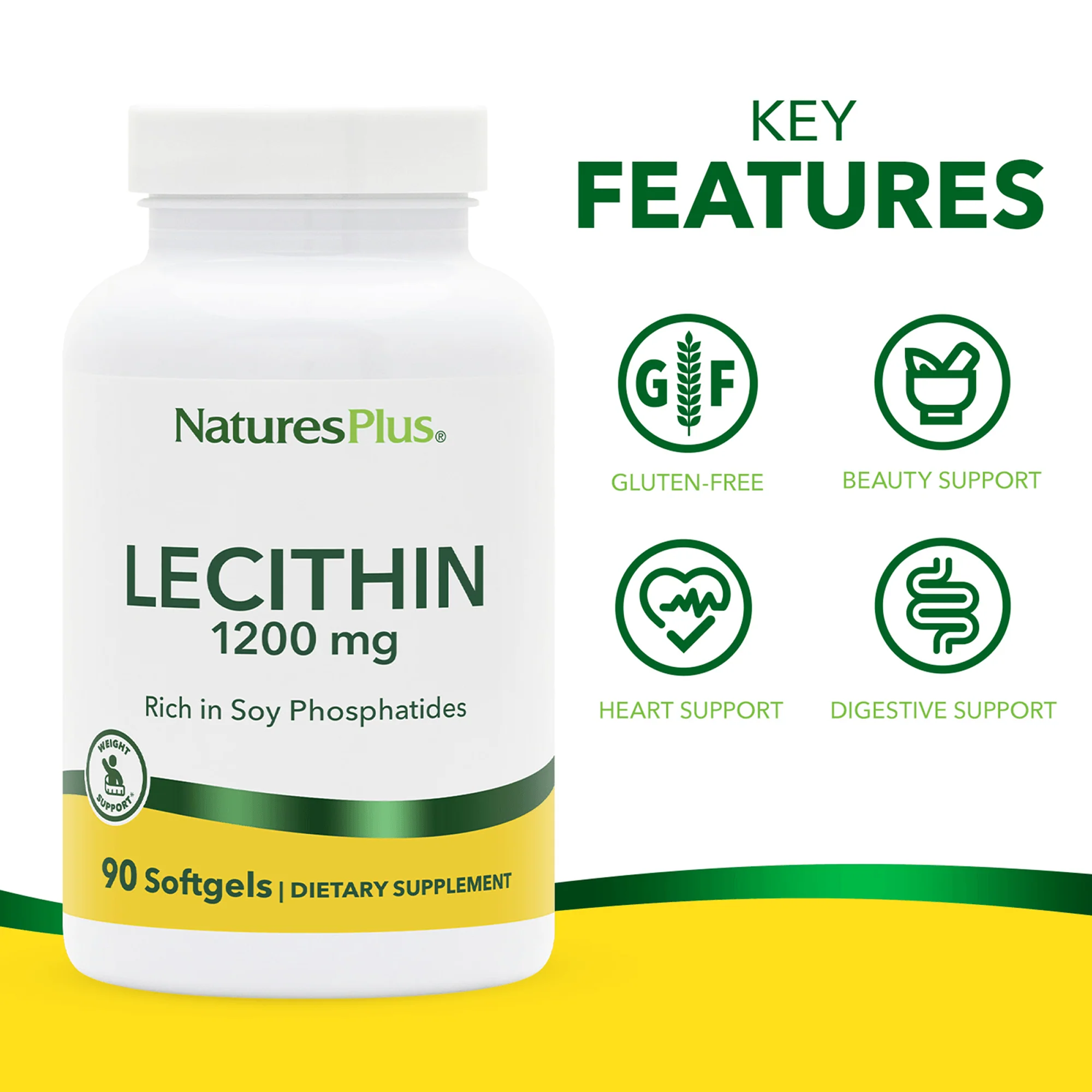 Lecithin 1200 mg Softgels - Image 4