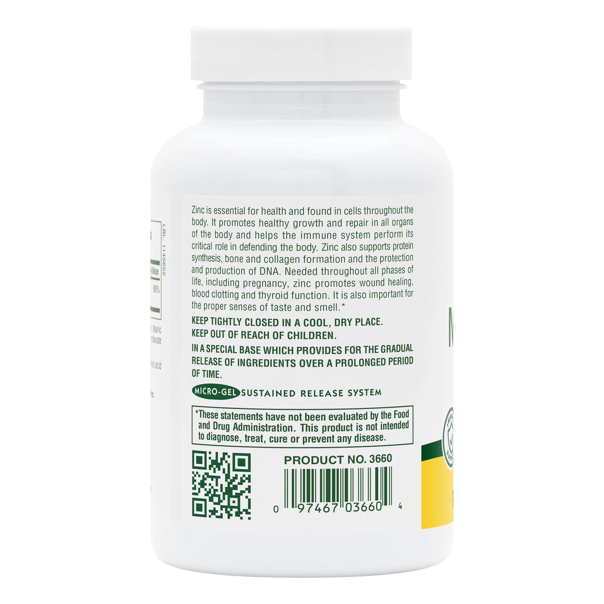 Mega Zinc 100 mg Sustained Release Tablets - Image 3