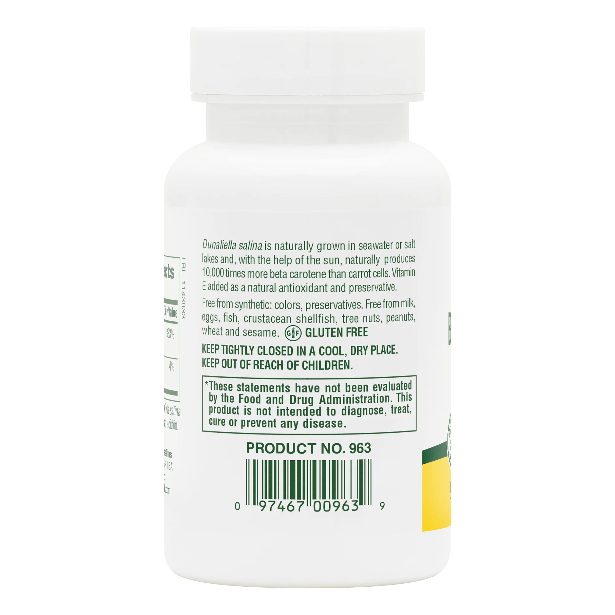 Natural Beta Carotene Softgels - Image 3