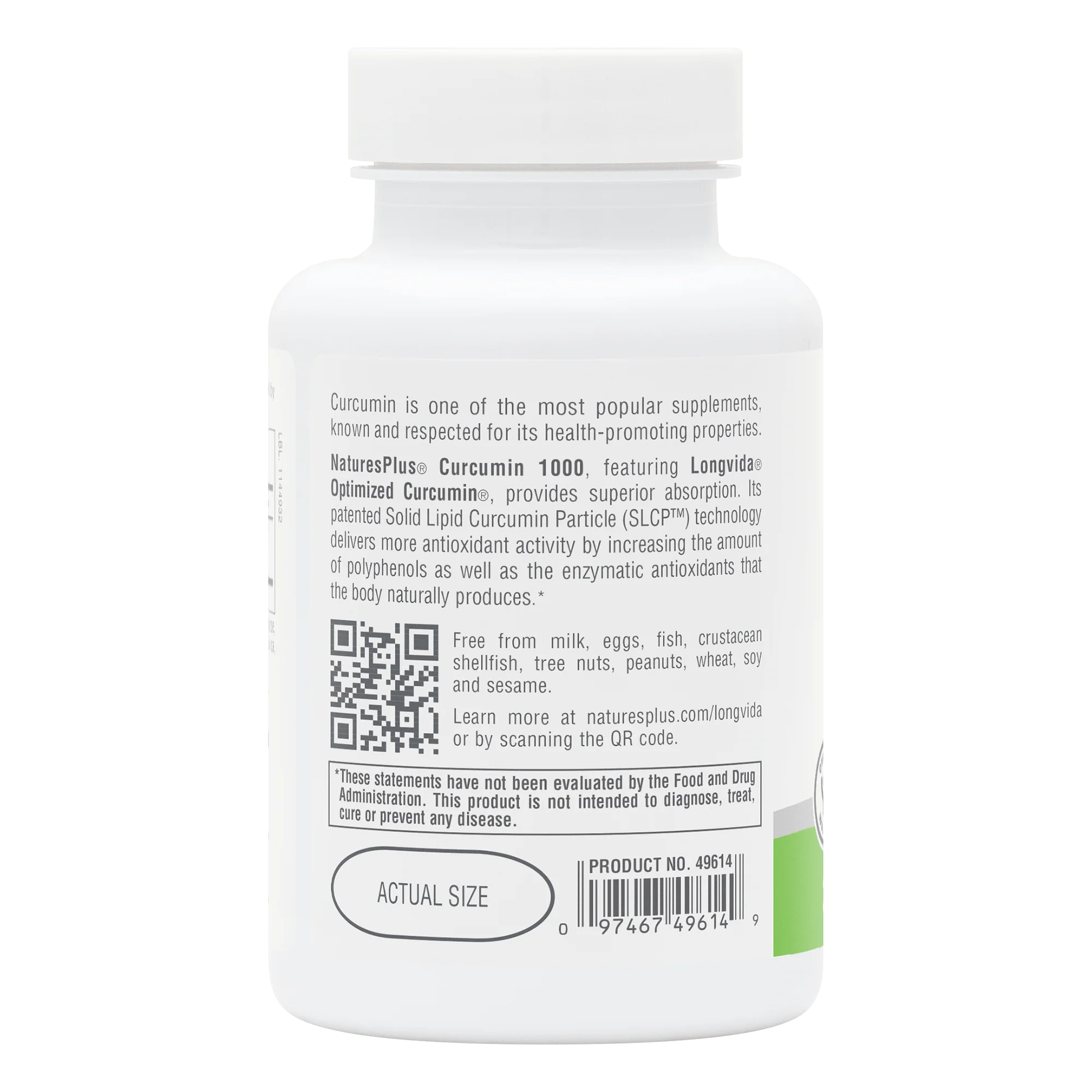 NaturesPlus PRO Curcumin Longvida® 1000 MG Tablets - Image 3