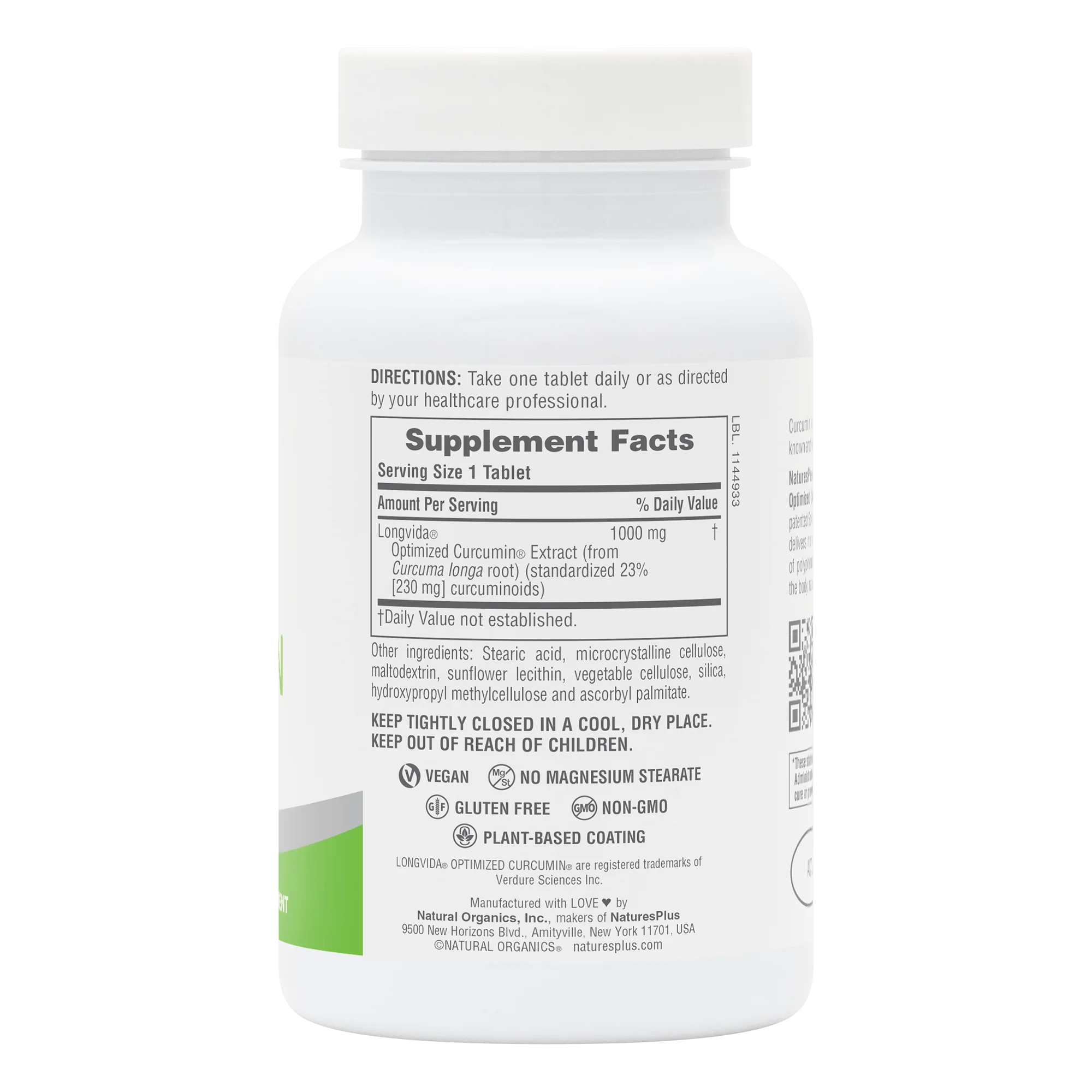 NaturesPlus PRO Curcumin Longvida® 1000 MG Tablets - Image 7