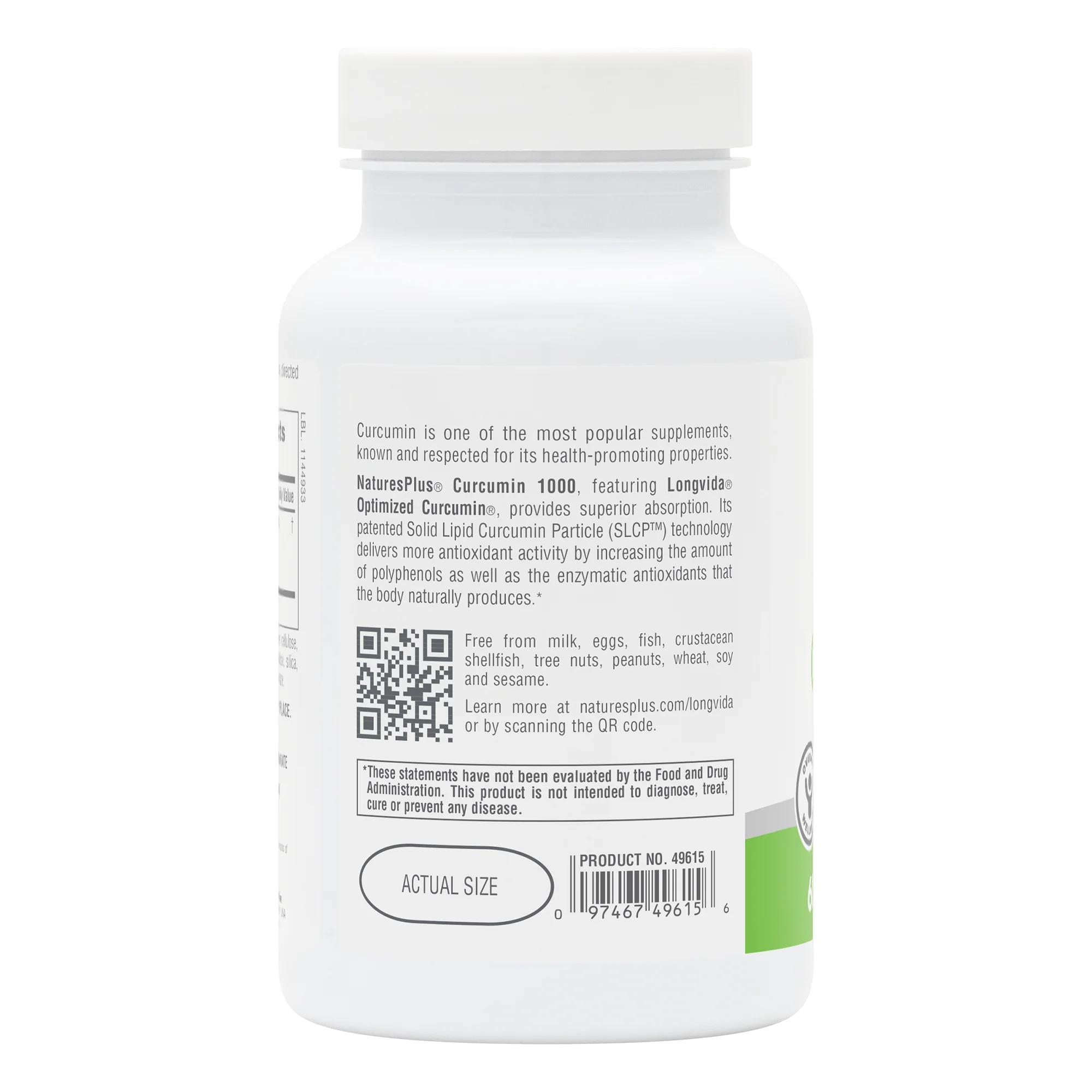 NaturesPlus PRO Curcumin Longvida® 1000 MG Tablets - Image 8